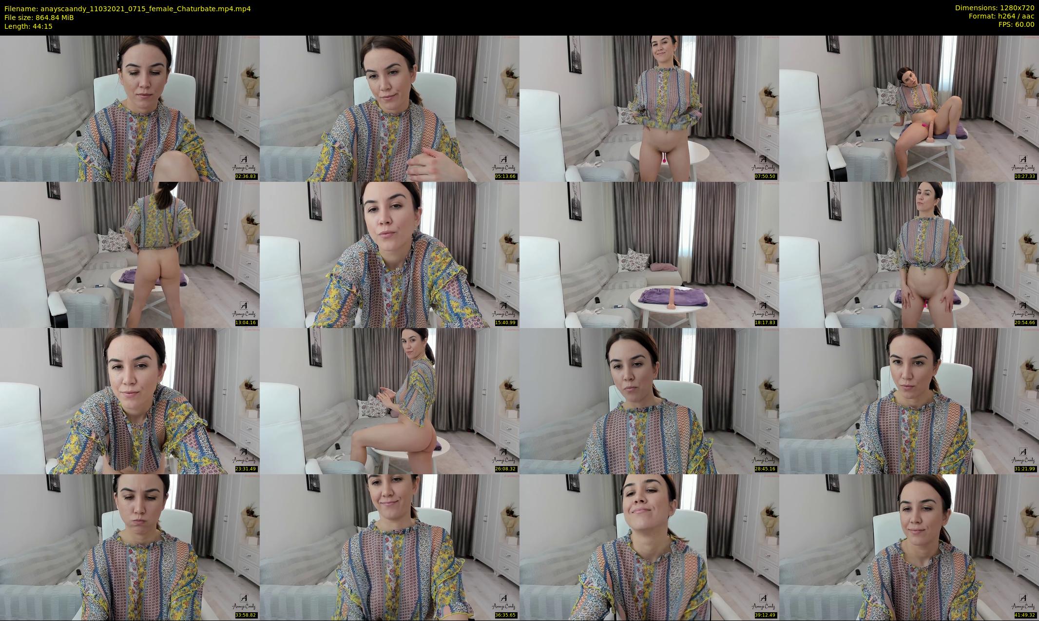 anayscaandy — 45 minute Chaturbate female cam show recording, 720p, Mar 11, 2021