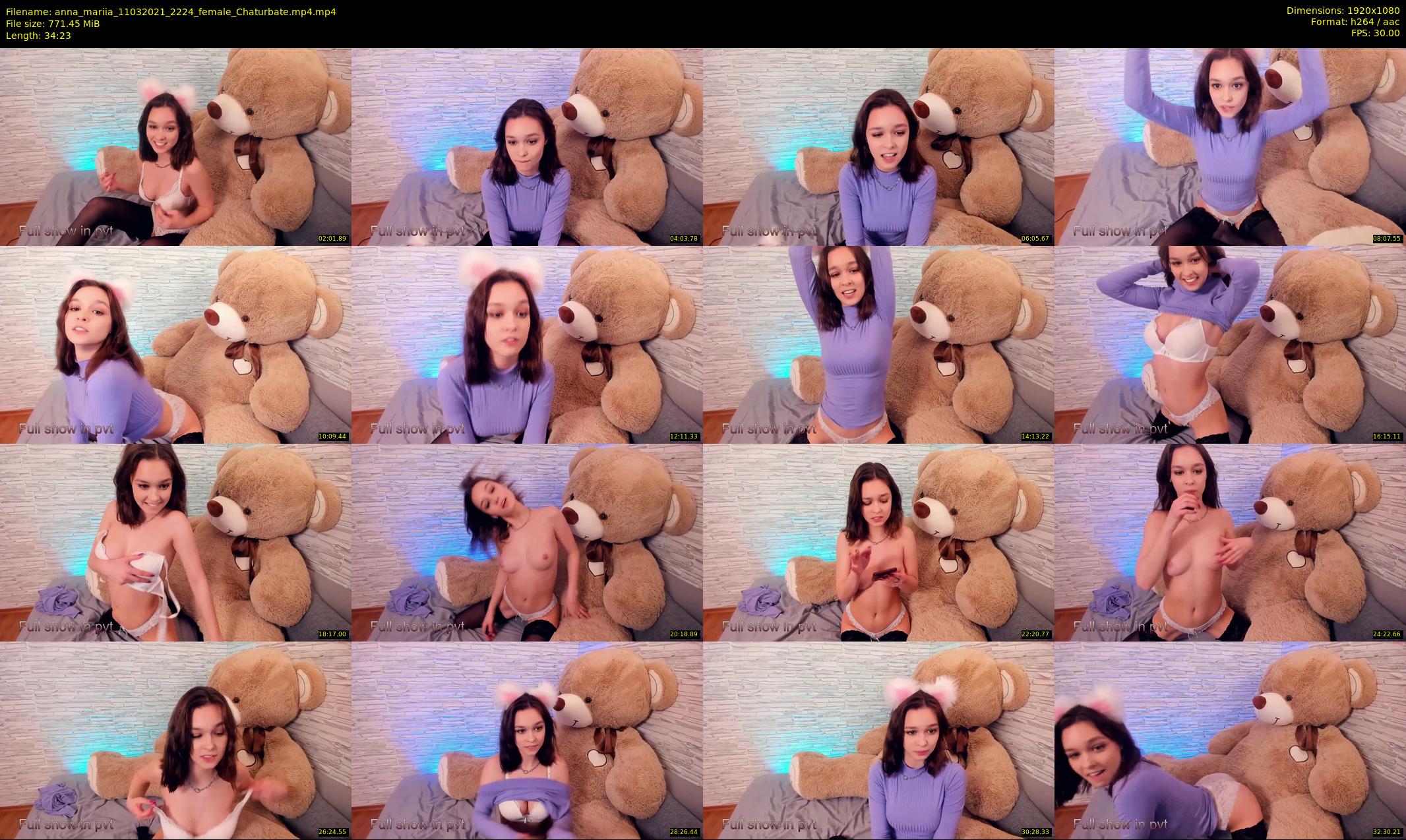 anna_mariia — 35 minute Chaturbate couple cam show recording, 1080p, Mar 11, 2021