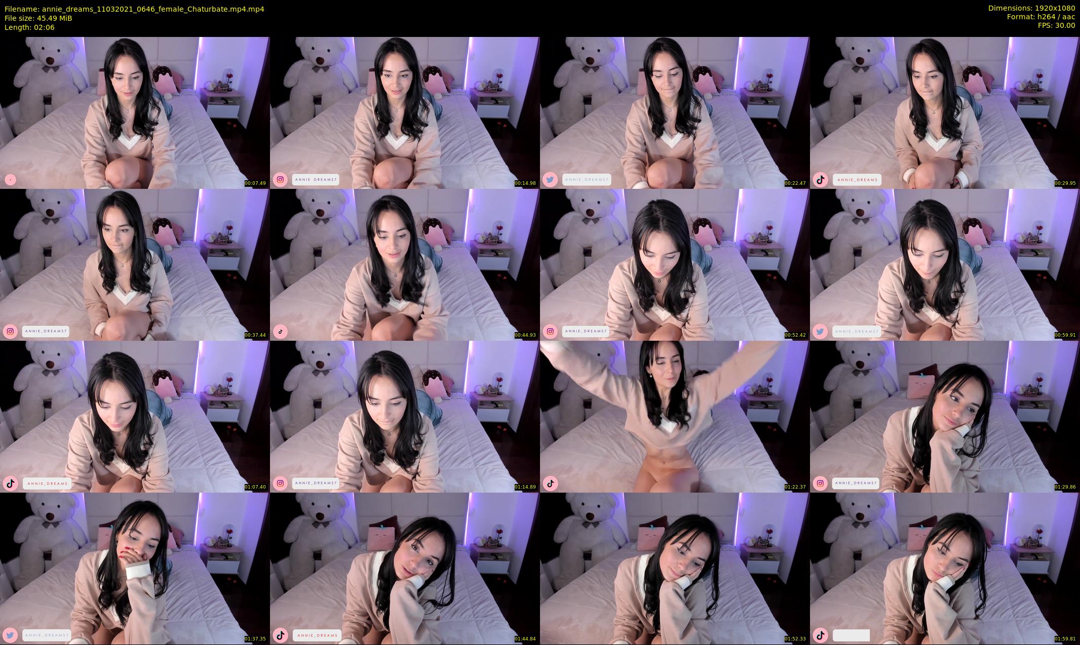 annie_dreams — 3 minute Chaturbate female cam show recording, 1080p, Mar 11, 2021