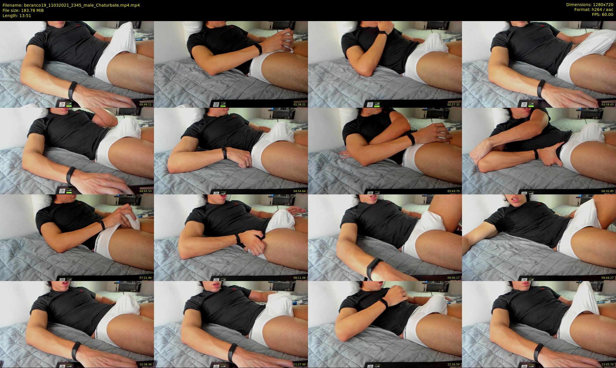beranco19 — 14 minute Chaturbate male cam show recording, 720p, Mar 11, 2021