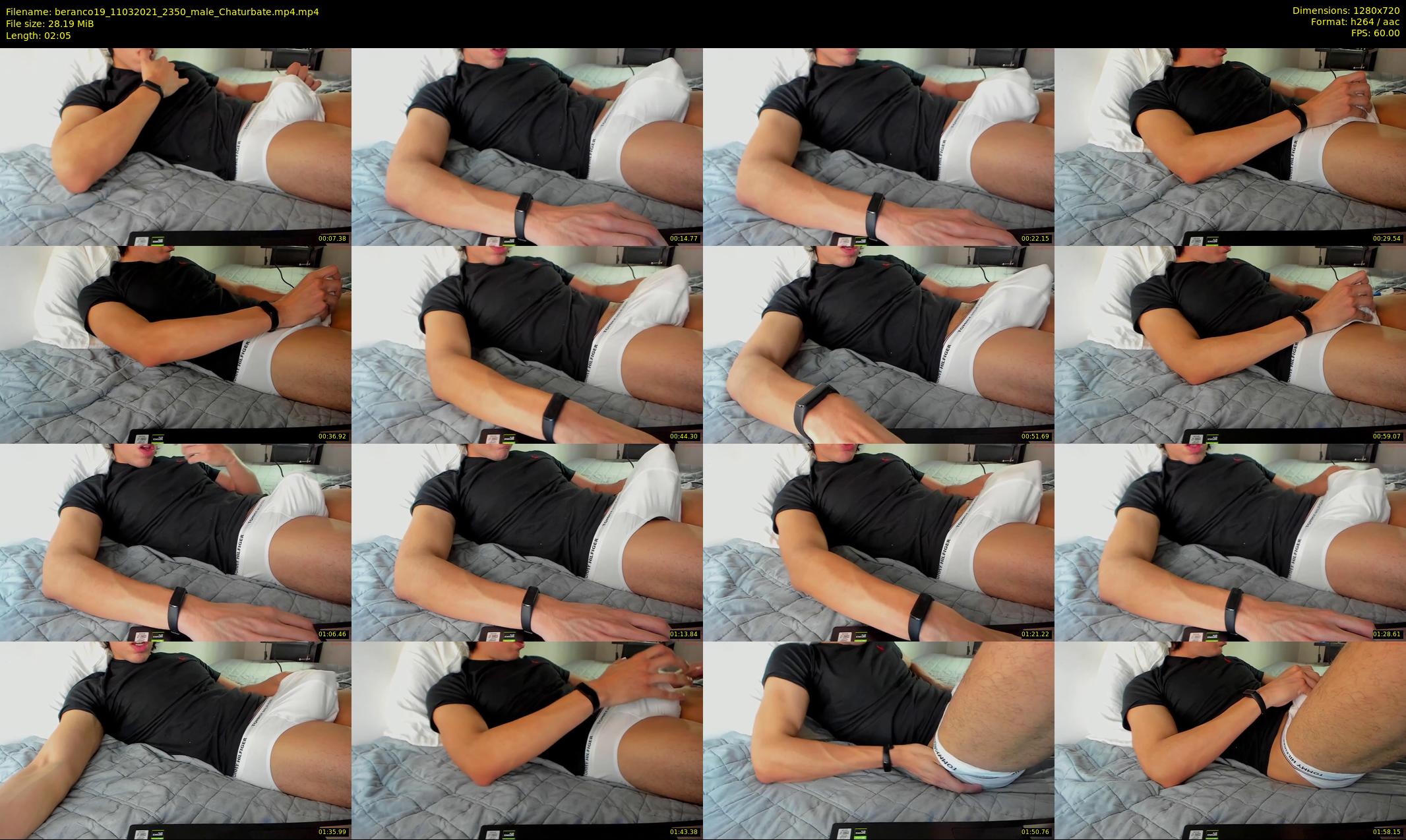 beranco19 — 3 minute Chaturbate male cam show recording, 720p, Mar 11, 2021
