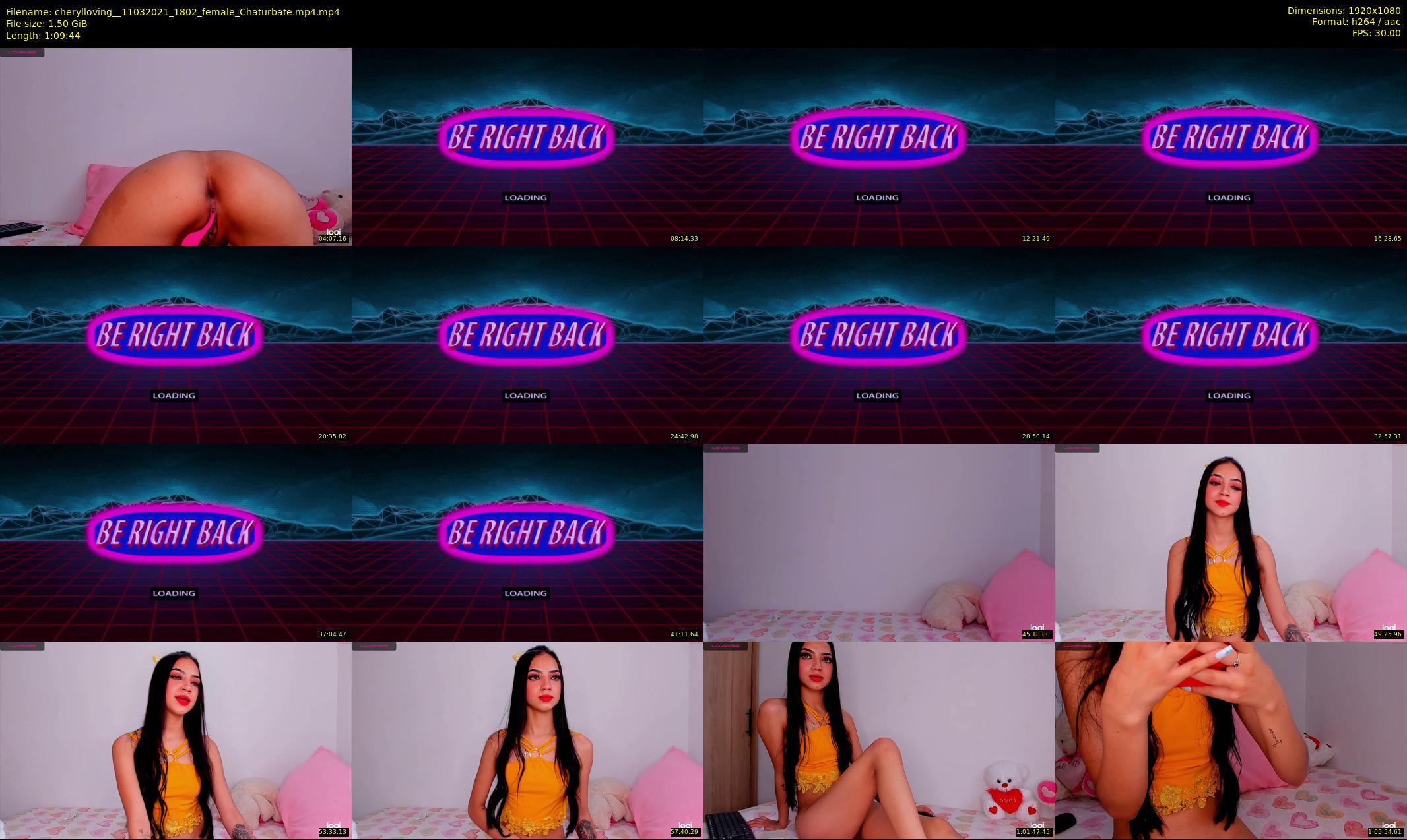 cherylloving_ — 70 minute Chaturbate female cam show recording, 1080p, Mar 11, 2021