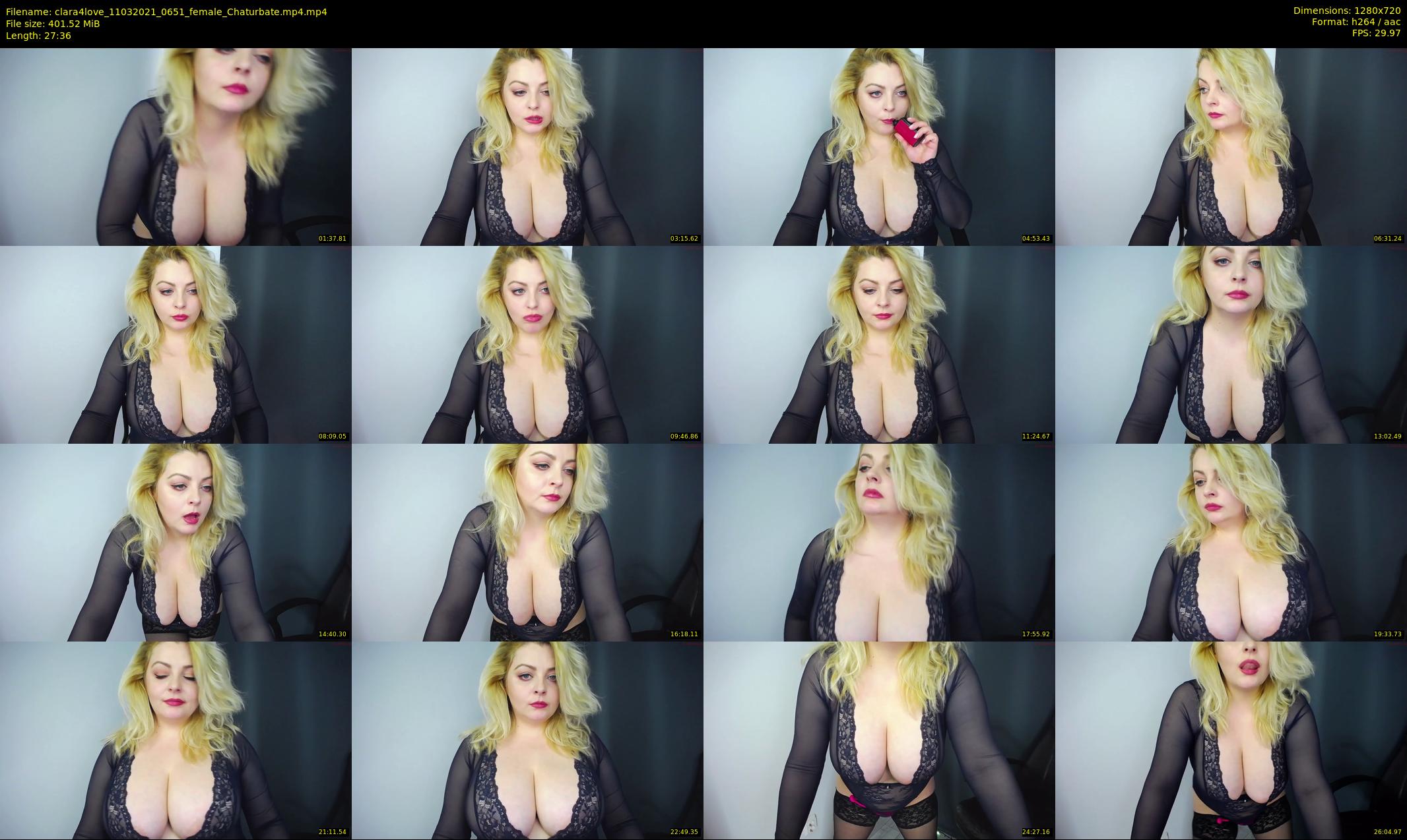 clara4love — 28 minute Chaturbate female cam show recording, 720p, Mar 11, 2021