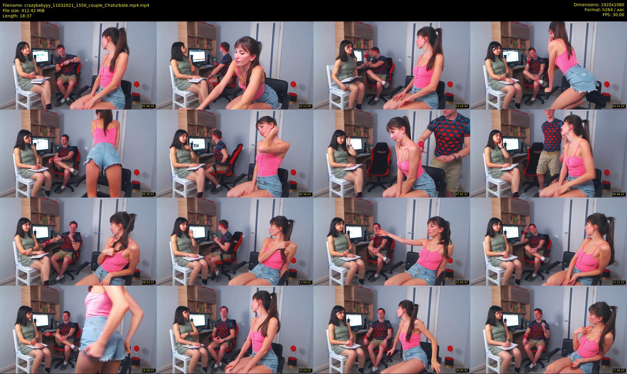 crazybabyyy — 19 minute Chaturbate couple cam show recording, 1080p, Mar 11, 2021