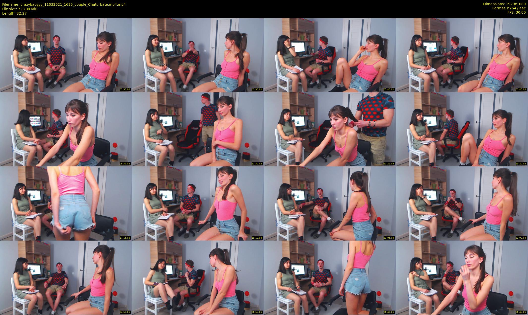 crazybabyyy — 33 minute Chaturbate couple cam show recording, 1080p, Mar 11, 2021