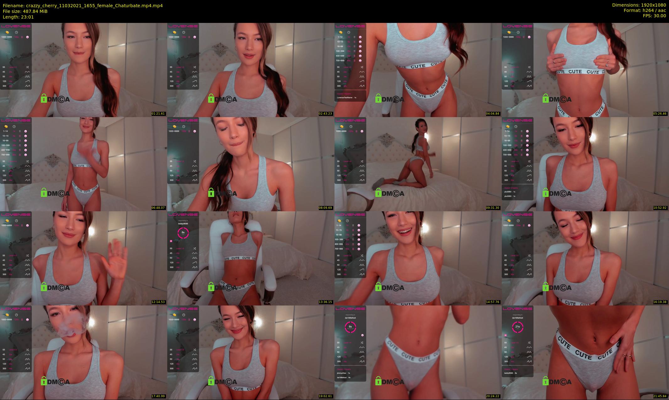 crazzy_cherry — 24 minute Chaturbate female cam show recording, 1080p, Mar 11, 2021