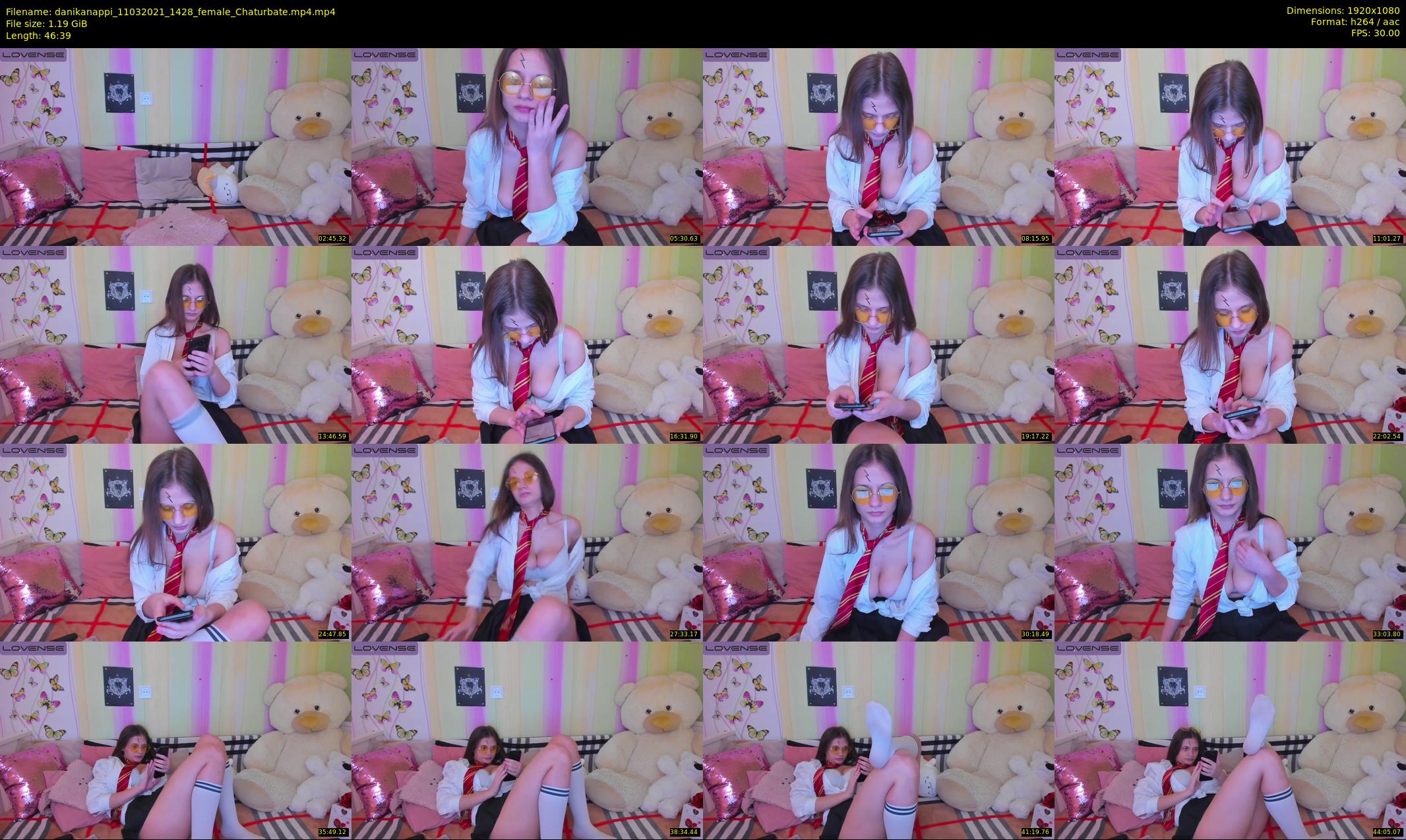danikanappi — 47 minute Chaturbate female cam show recording, 1080p, Mar 11, 2021