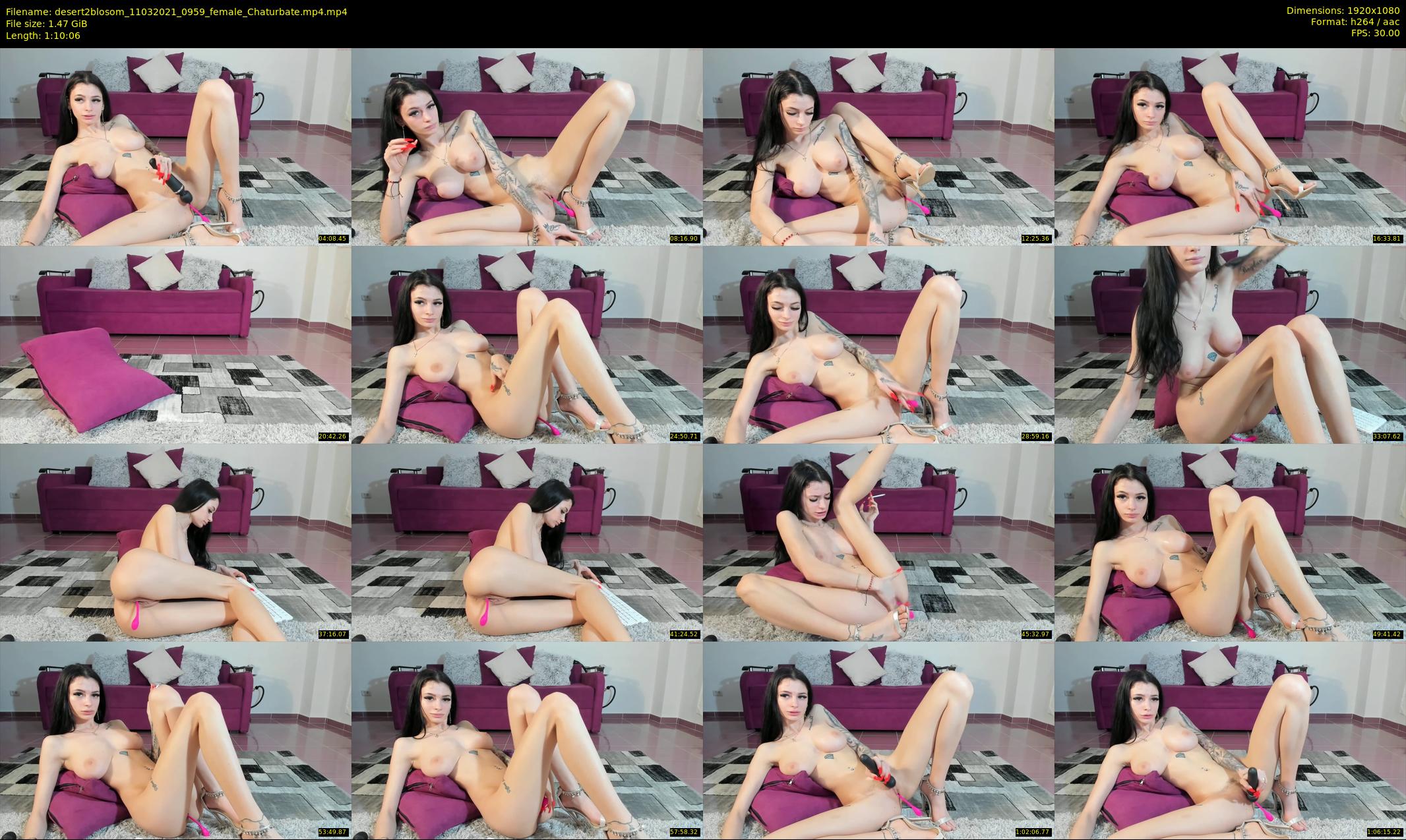 desert2blosom — 71 minute Chaturbate female cam show recording, 1080p, Mar 11, 2021