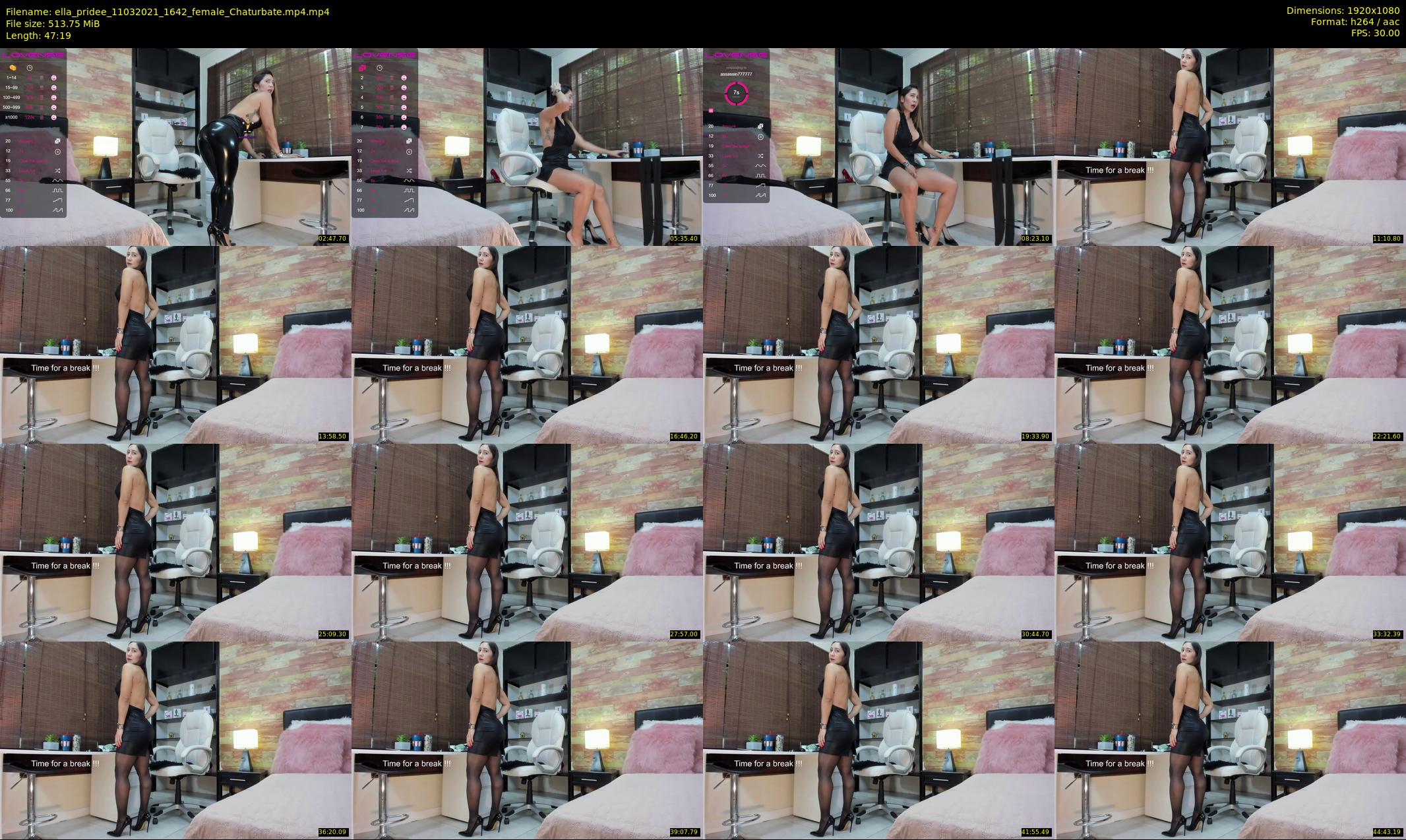 ella_pridee — 48 minute Chaturbate female cam show recording, 1080p, Mar 11, 2021
