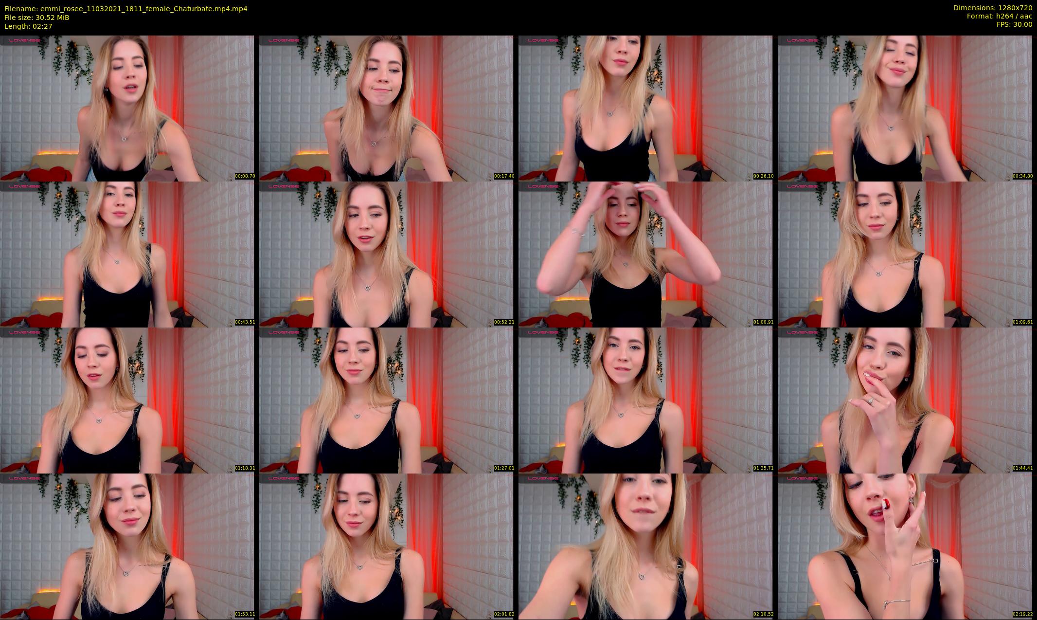 emmi_rosee — 3 minute Chaturbate female cam show recording, 720p, Mar 11, 2021