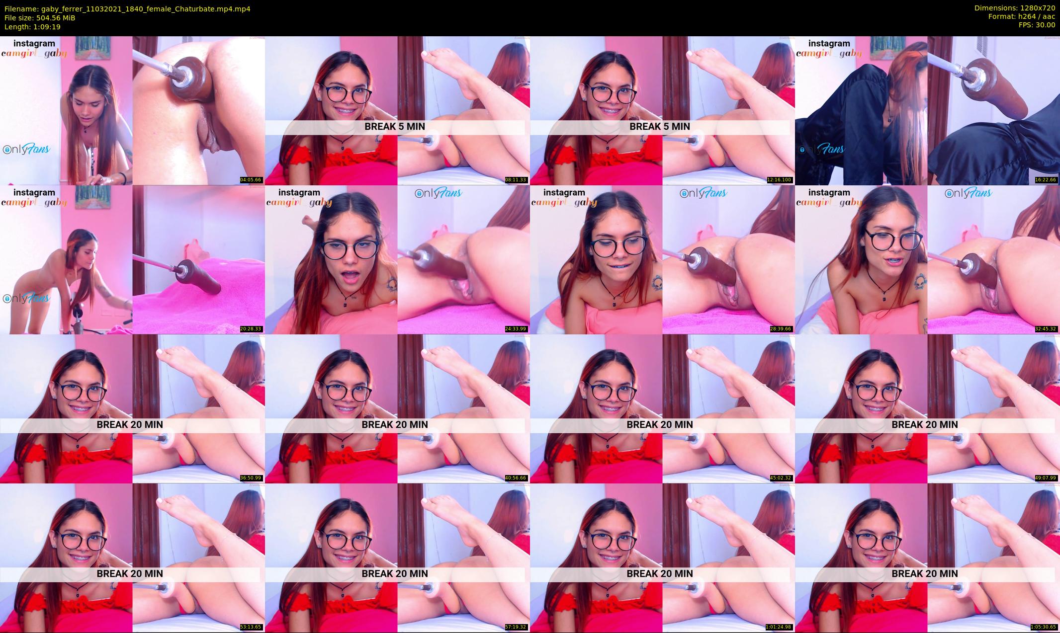 gaby_ferrer — 70 minute Chaturbate female cam show recording, 720p, Mar 11, 2021