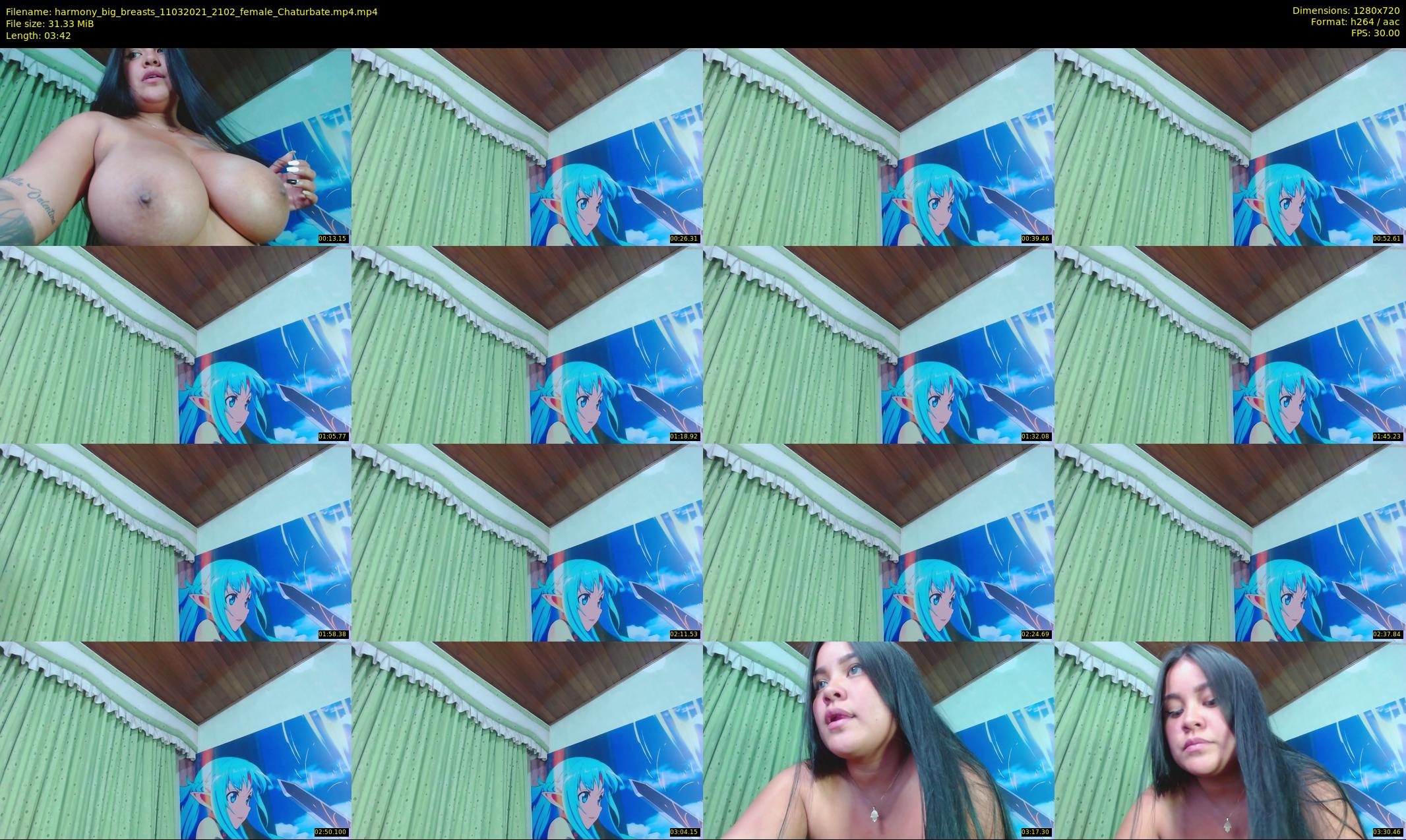 harmony_big_breasts — 4 minute Chaturbate female cam show recording, 720p, Mar 11, 2021