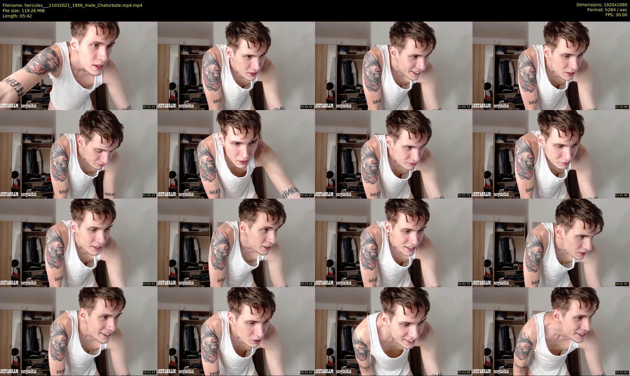hercules__ — 6 minute Chaturbate male cam show recording, 1080p, Mar 11, 2021