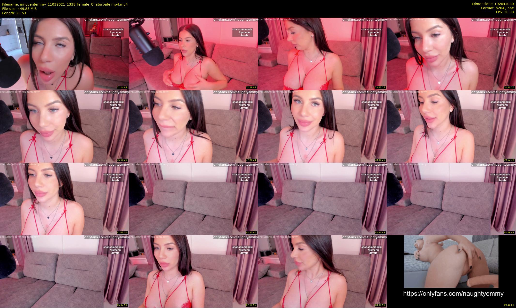 innocentemmy — 21 minute Chaturbate female cam show recording, 1080p, Mar 11, 2021