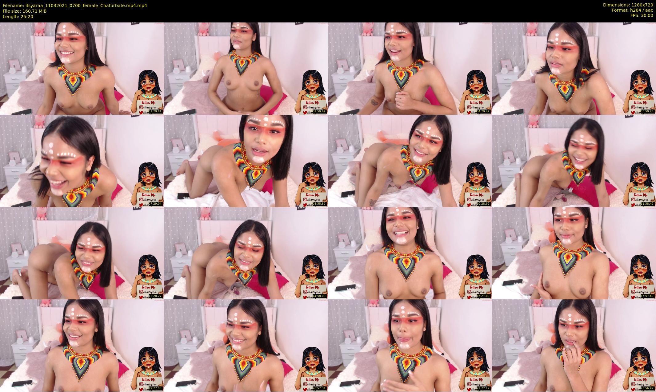 itsyaraa — 26 minute Chaturbate female cam show recording, 720p, Mar 11, 2021