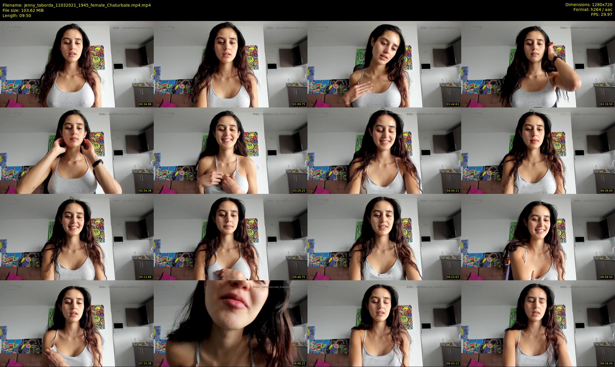 jenny_taborda — 10 minute Chaturbate female cam show recording, 720p, Mar 11, 2021