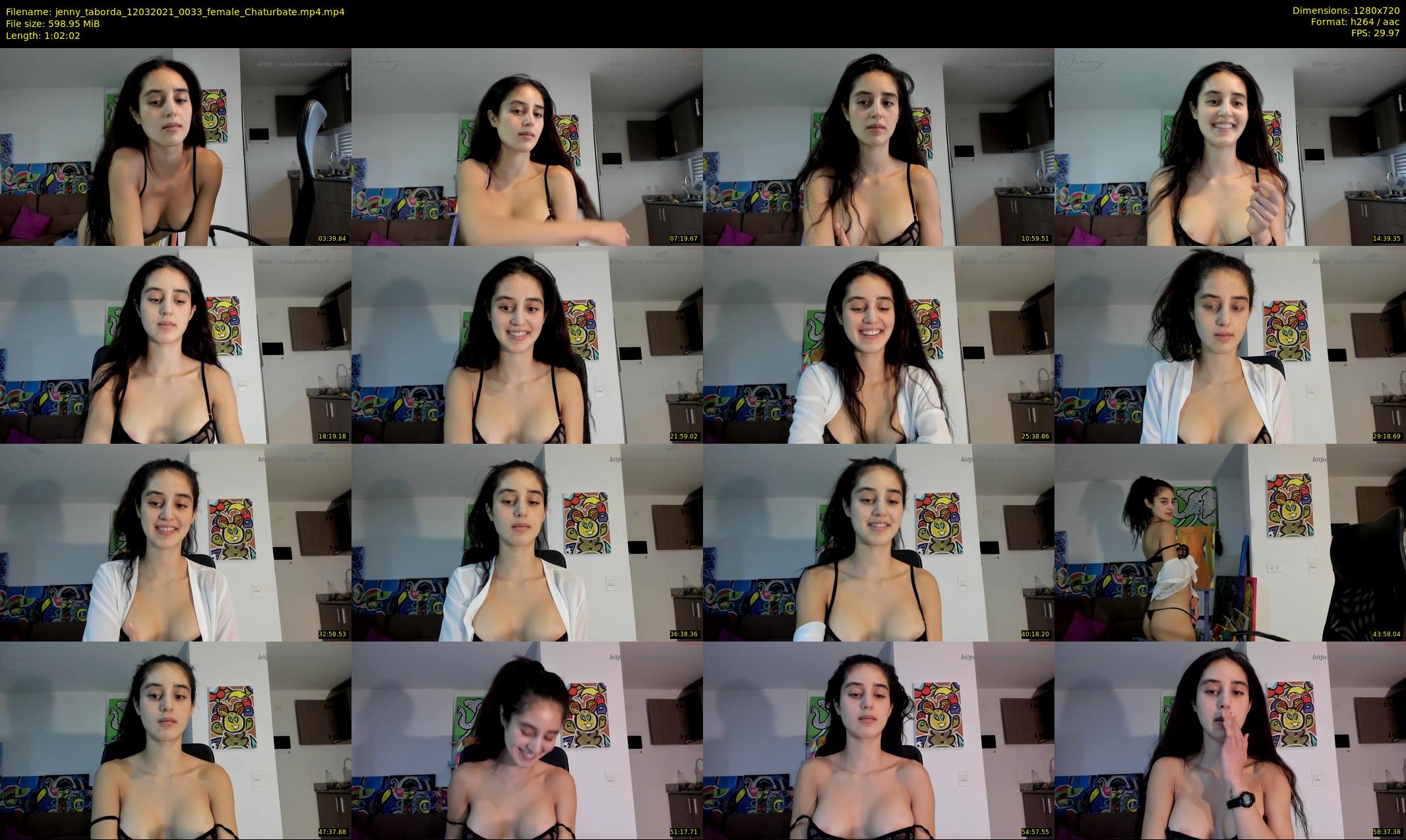 jenny_taborda — 63 minute Chaturbate female cam show recording, 720p, Mar 12, 2021