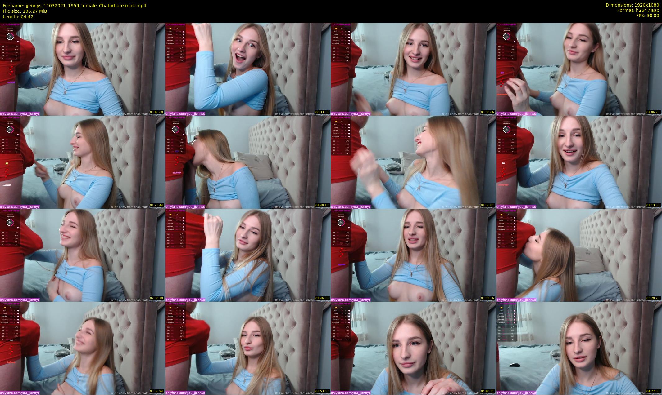 jjennys — 5 minute Chaturbate female cam show recording, 1080p, Mar 11, 2021