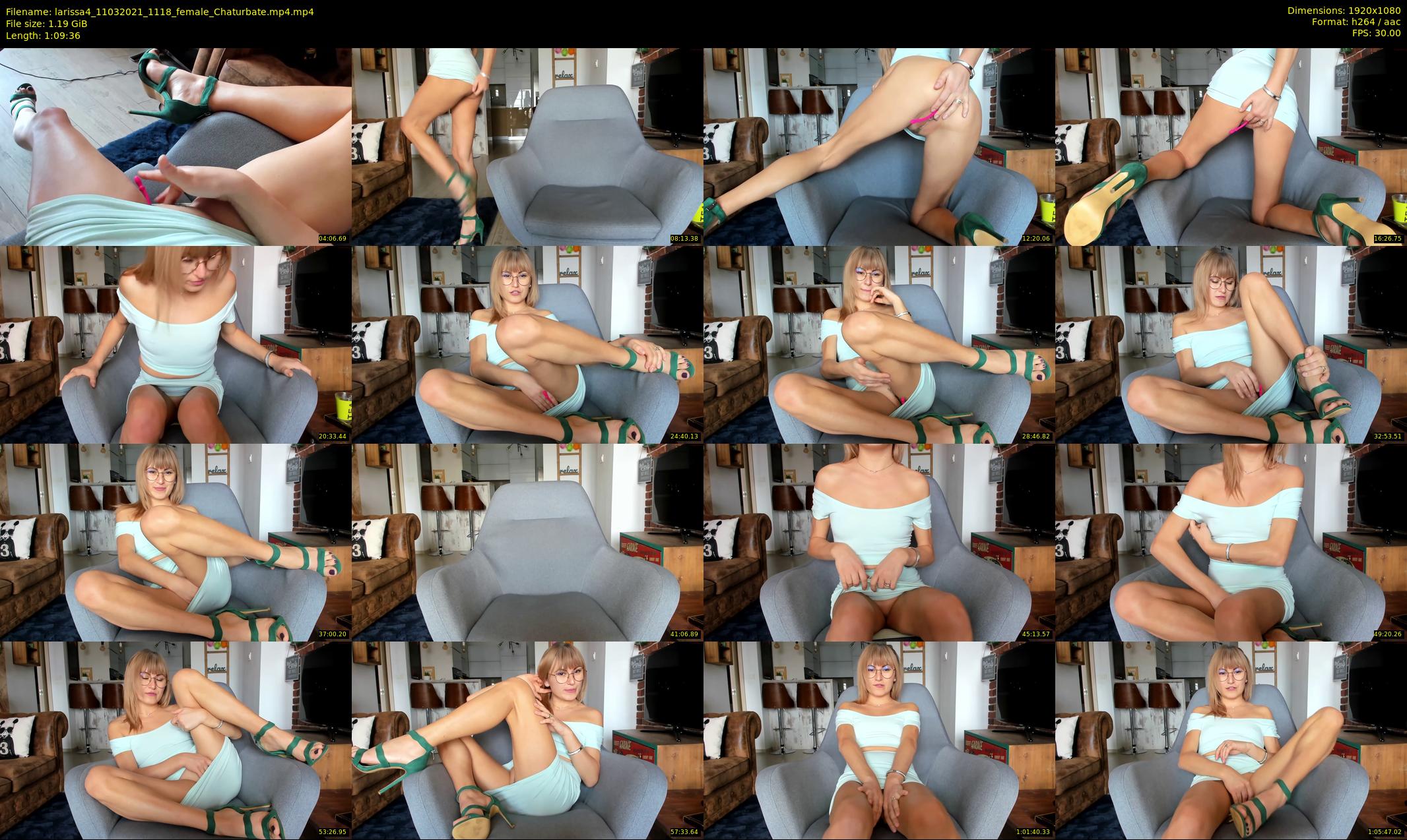 larissa4 — 70 minute Chaturbate female cam show recording, 1080p, Mar 11, 2021