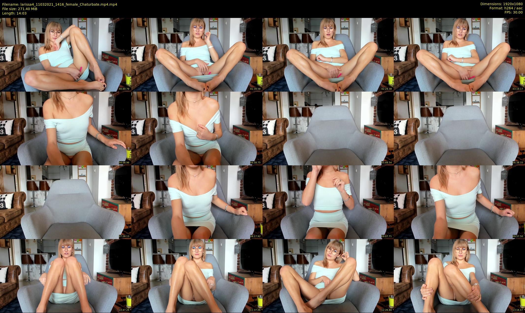 larissa4 — 15 minute Chaturbate female cam show recording, 1080p, Mar 11, 2021
