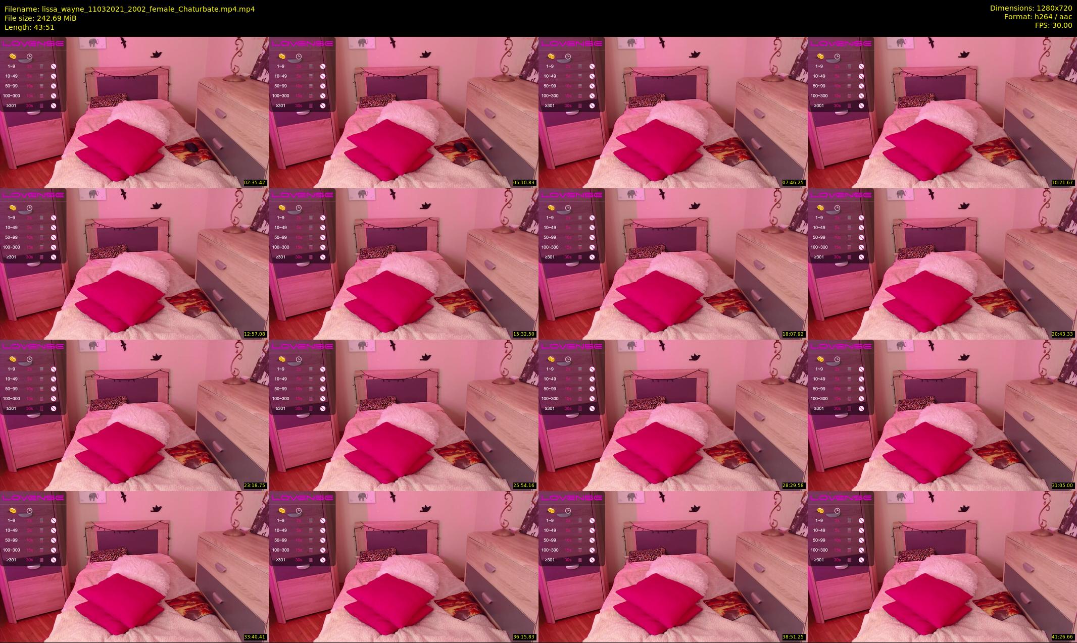 lissa_wayne — 44 minute Chaturbate female cam show recording, 720p, Mar 11, 2021