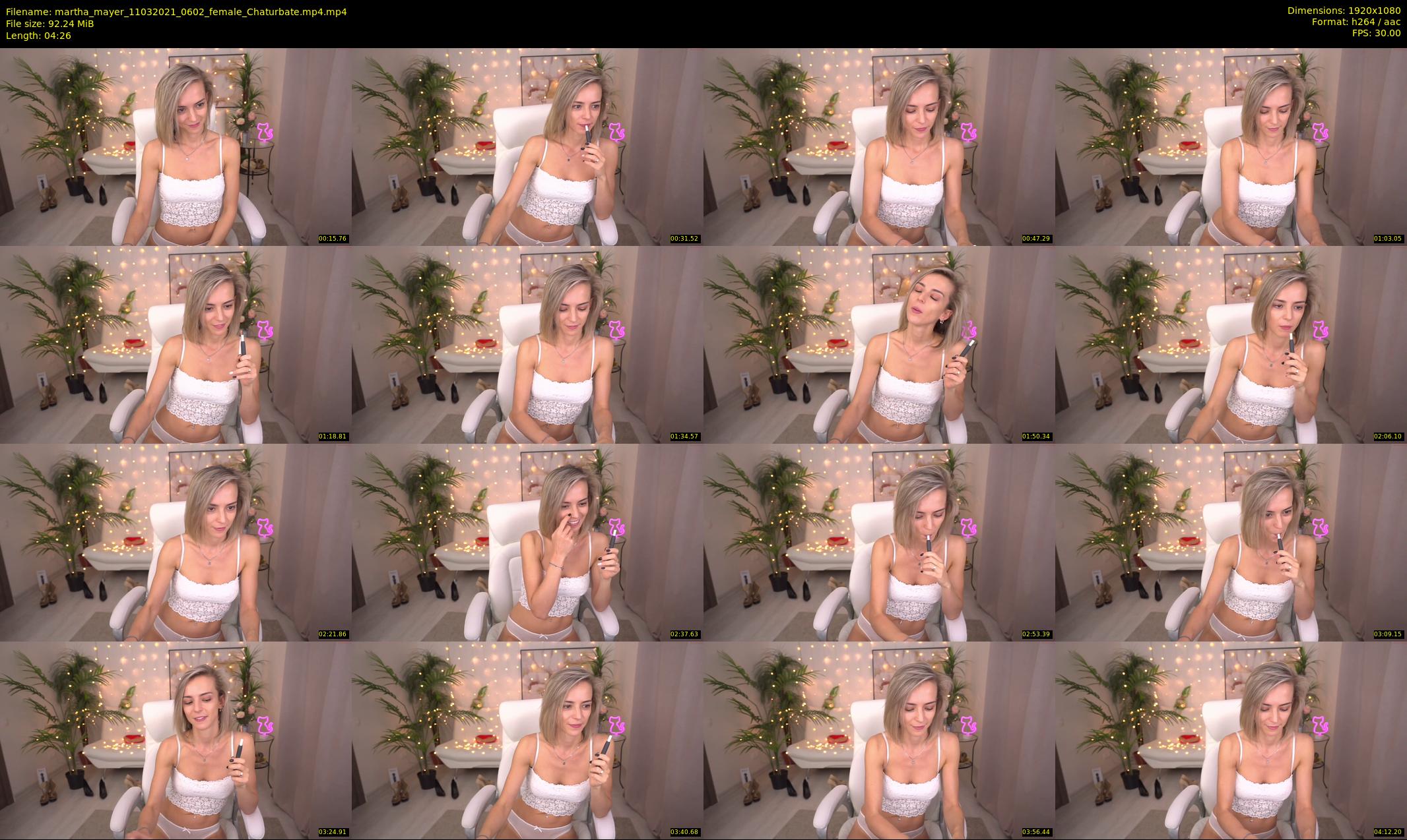 martha_mayer — 5 minute Chaturbate female cam show recording, 1080p, Mar 11, 2021
