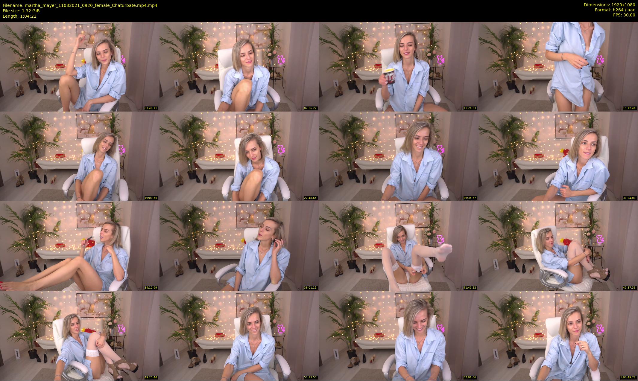 martha_mayer — 65 minute Chaturbate female cam show recording, 1080p, Mar 11, 2021