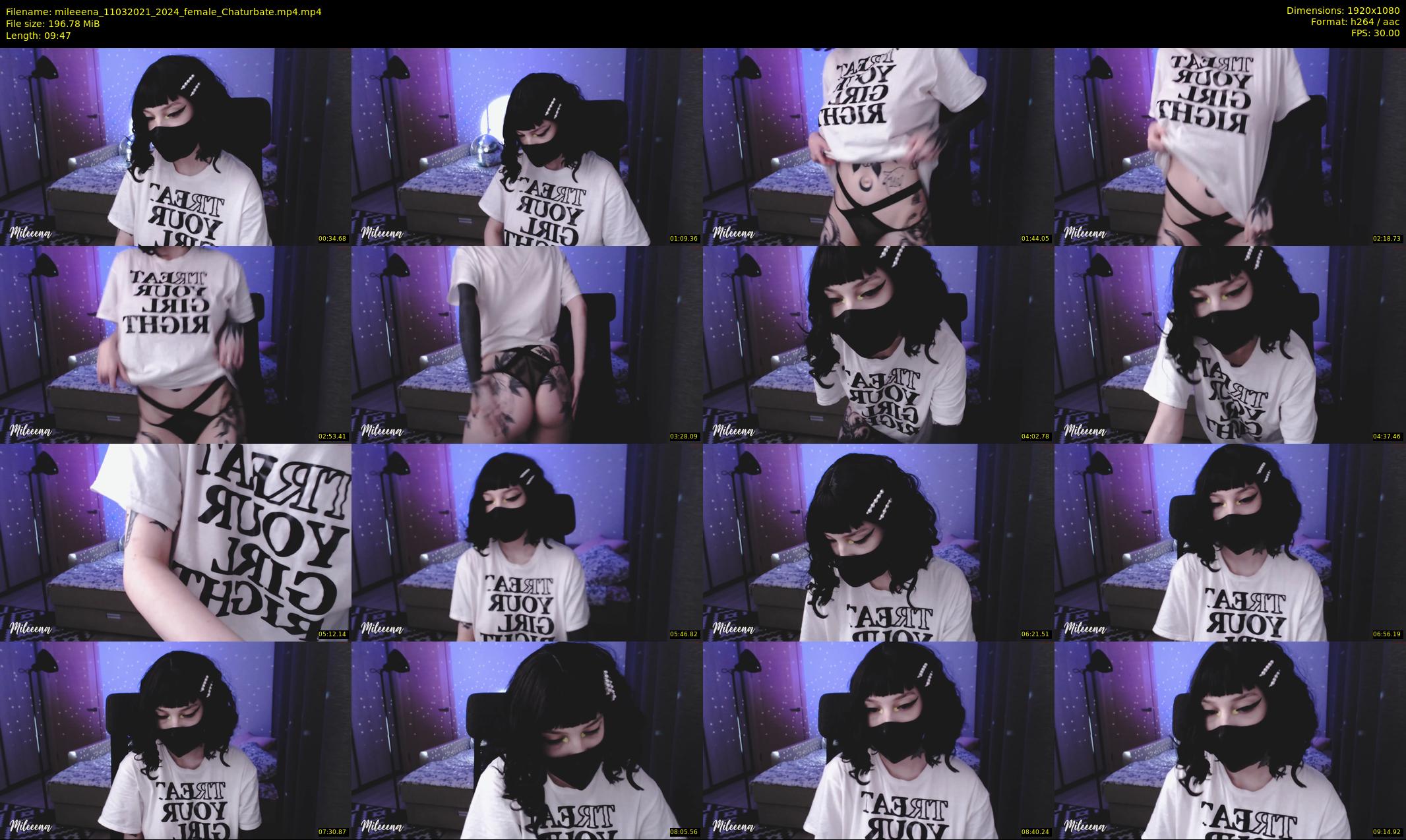 mileeena — 10 minute Chaturbate female cam show recording, 1080p, Mar 11, 2021