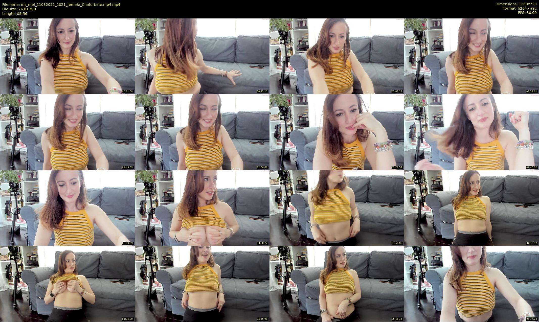 ms_mel — 6 minute Chaturbate female cam show recording, 720p, Mar 11, 2021
