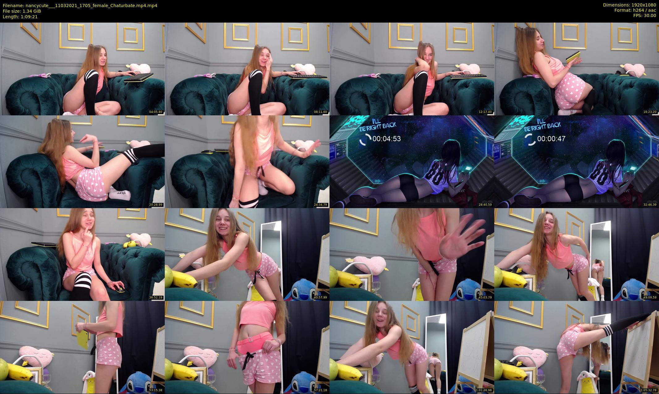 nancycute__ — 70 minute Chaturbate female cam show recording, 1080p, Mar 11, 2021
