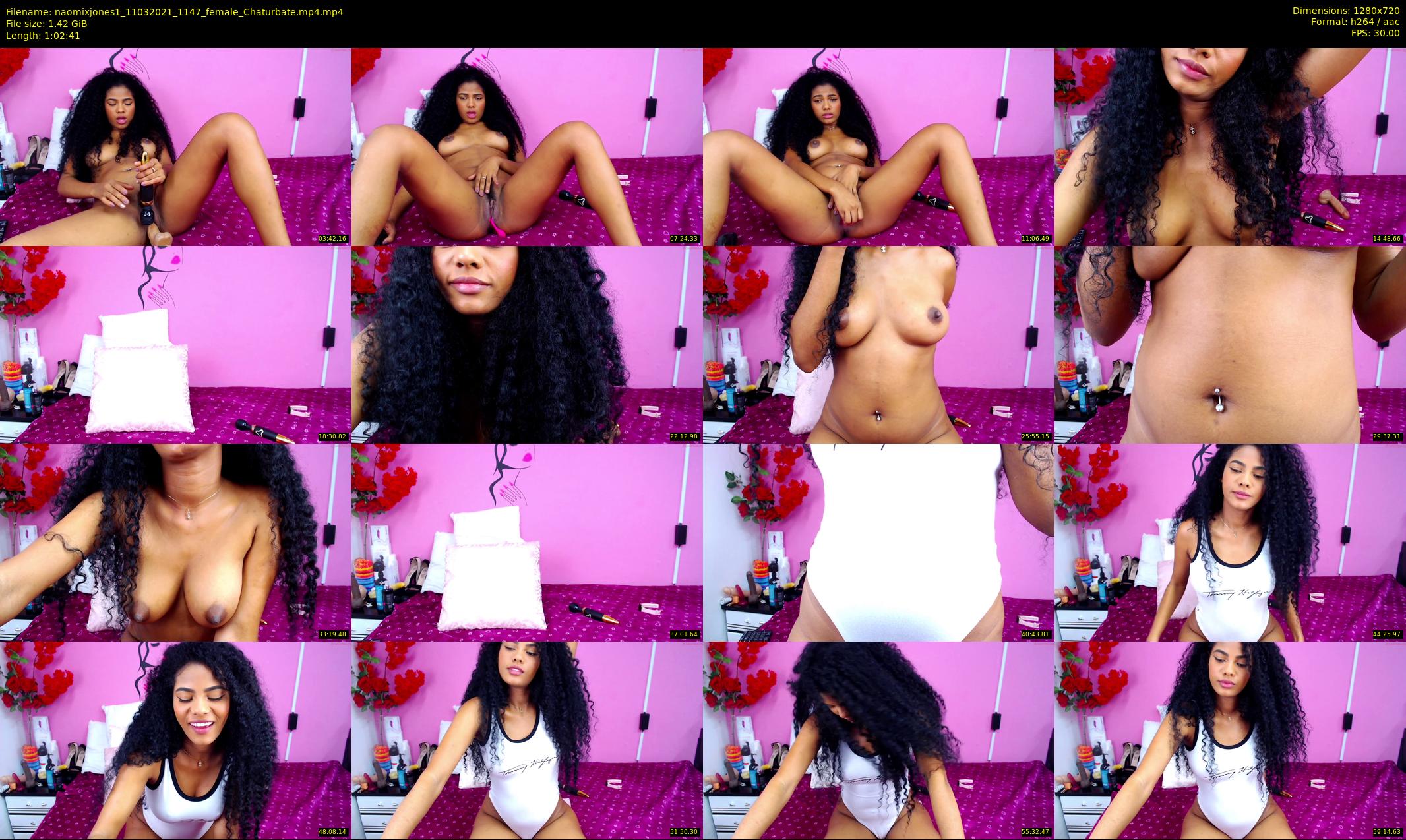 naomixjones1 — 63 minute Chaturbate female cam show recording, 720p, Mar 11, 2021