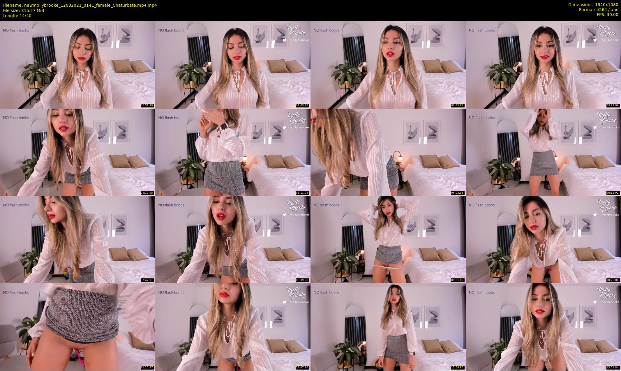 newmollybrooke — 15 minute Chaturbate female cam show recording, 1080p, Mar 12, 2021