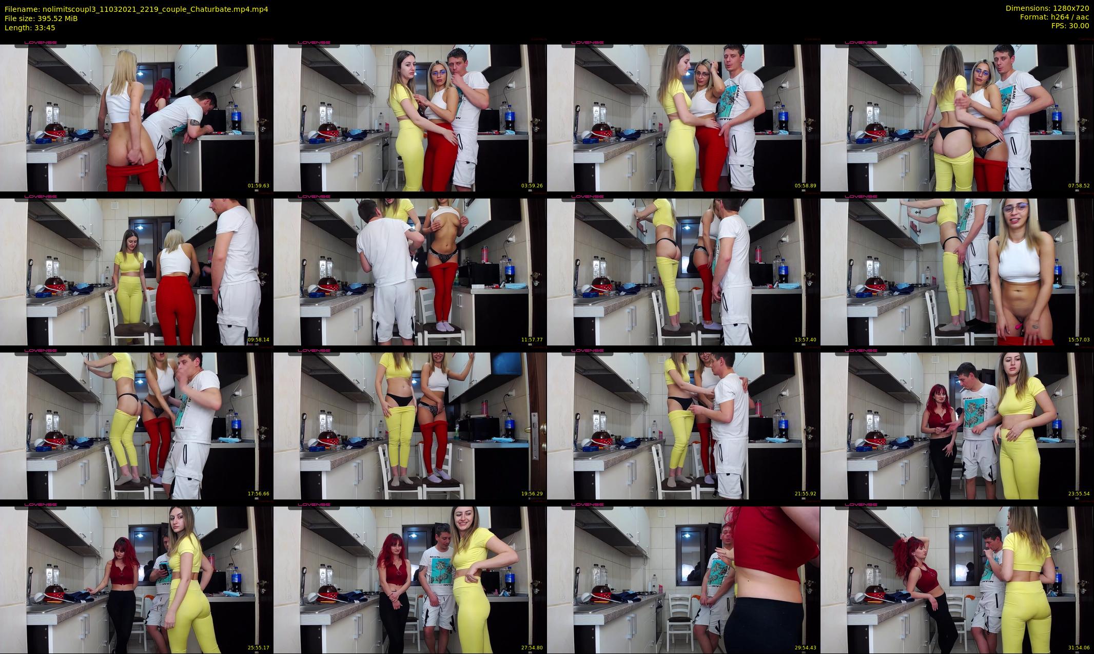 nolimitscoupl3 — 34 minute Chaturbate couple cam show recording, 720p, Mar 11, 2021