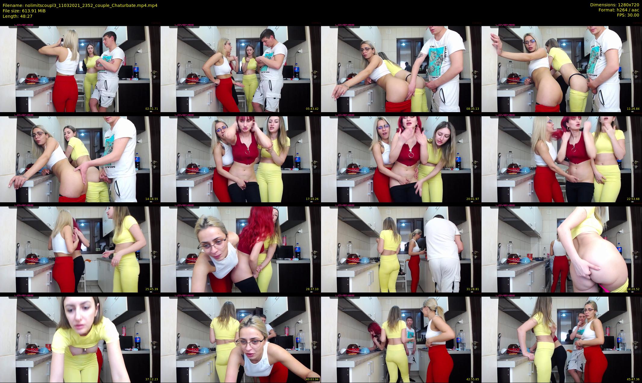 nolimitscoupl3 — 49 minute Chaturbate couple cam show recording, 720p, Mar 11, 2021