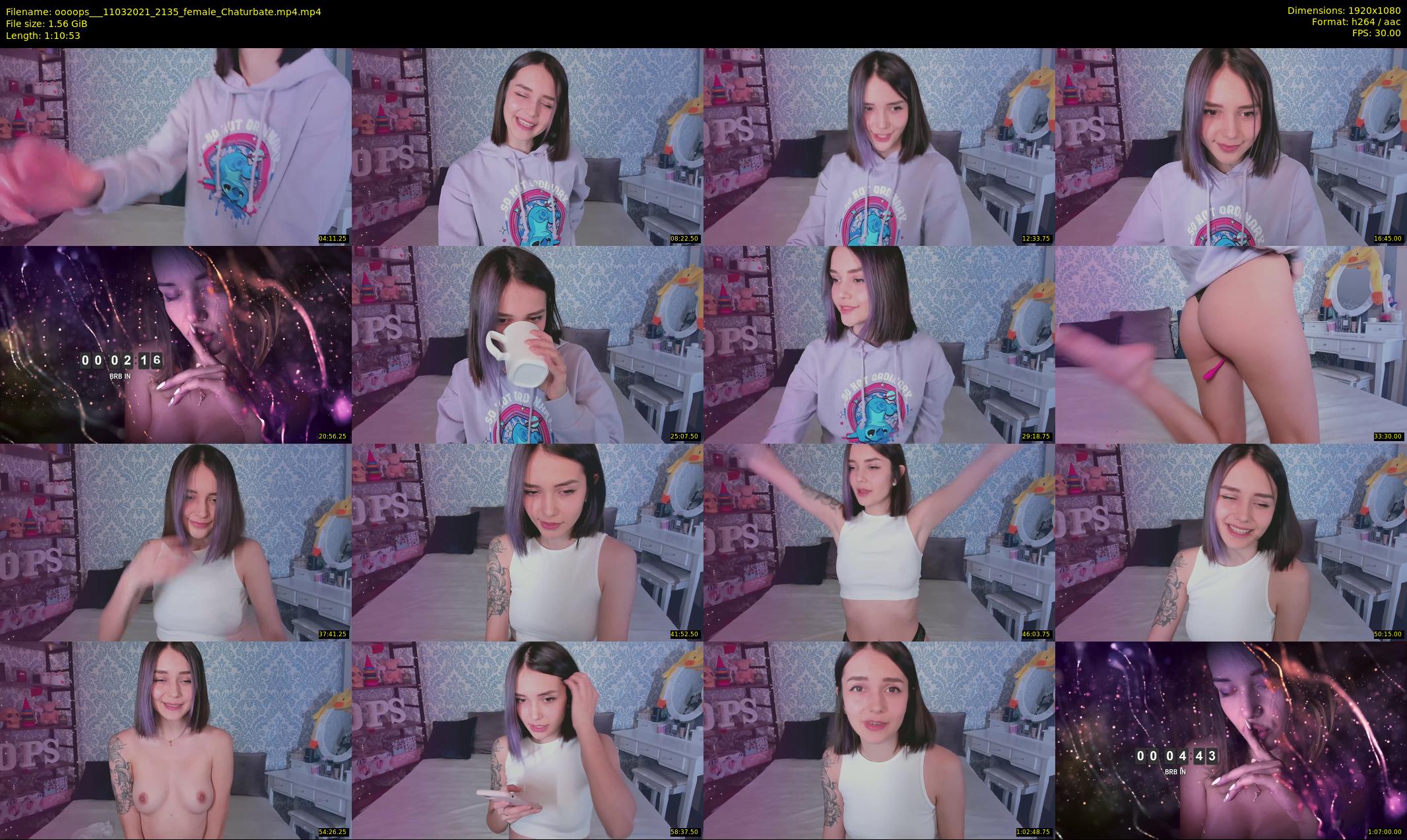 oooops__ — 71 minute Chaturbate female cam show recording, 1080p, Mar 11, 2021