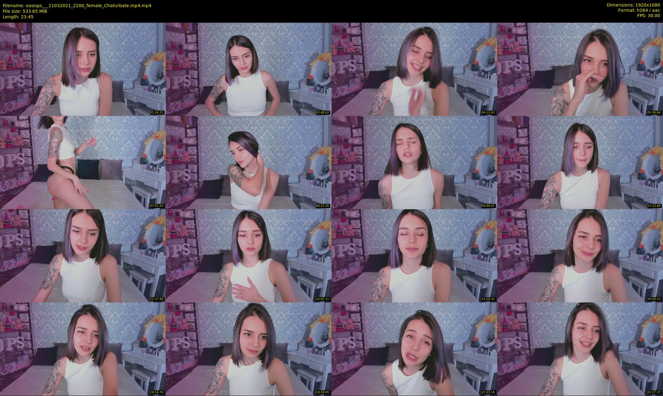 oooops__ — 24 minute Chaturbate female cam show recording, 1080p, Mar 11, 2021
