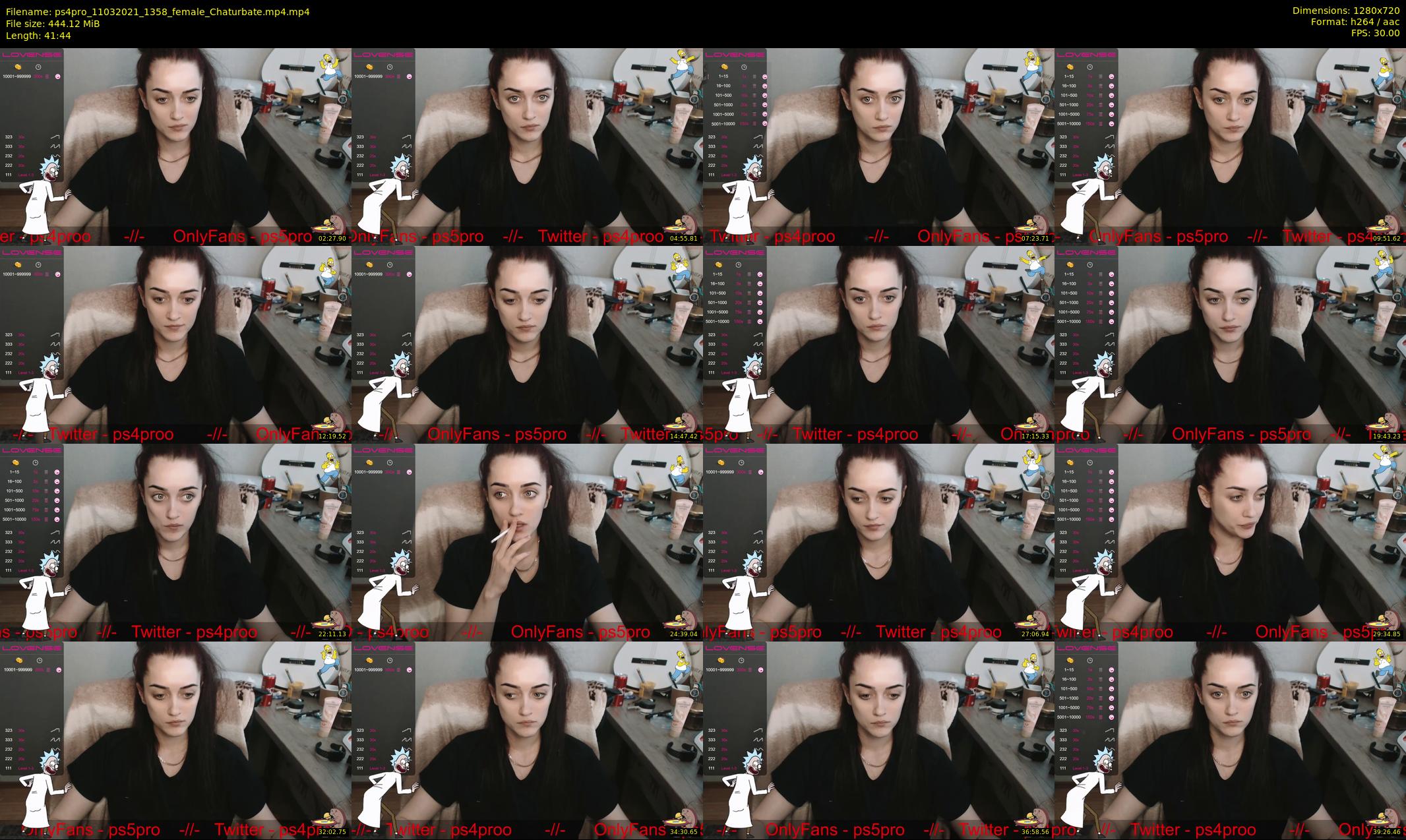 ps4pro — 42 minute Chaturbate female cam show recording, 720p, Mar 11, 2021