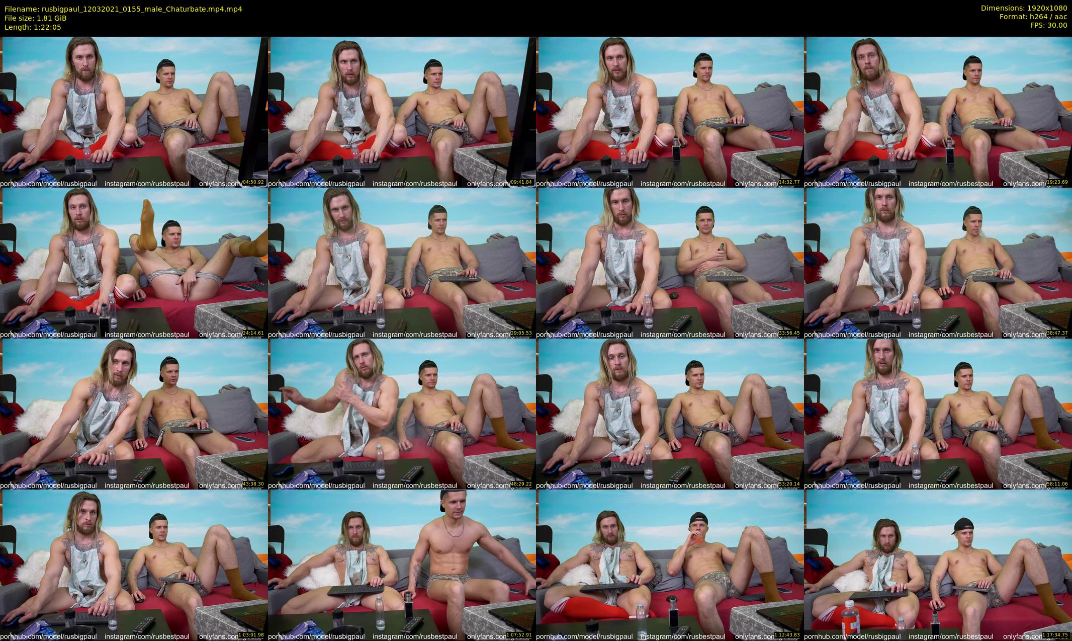 rusbigpaul — 83 minute Chaturbate male cam show recording, 1080p, Mar 12, 2021