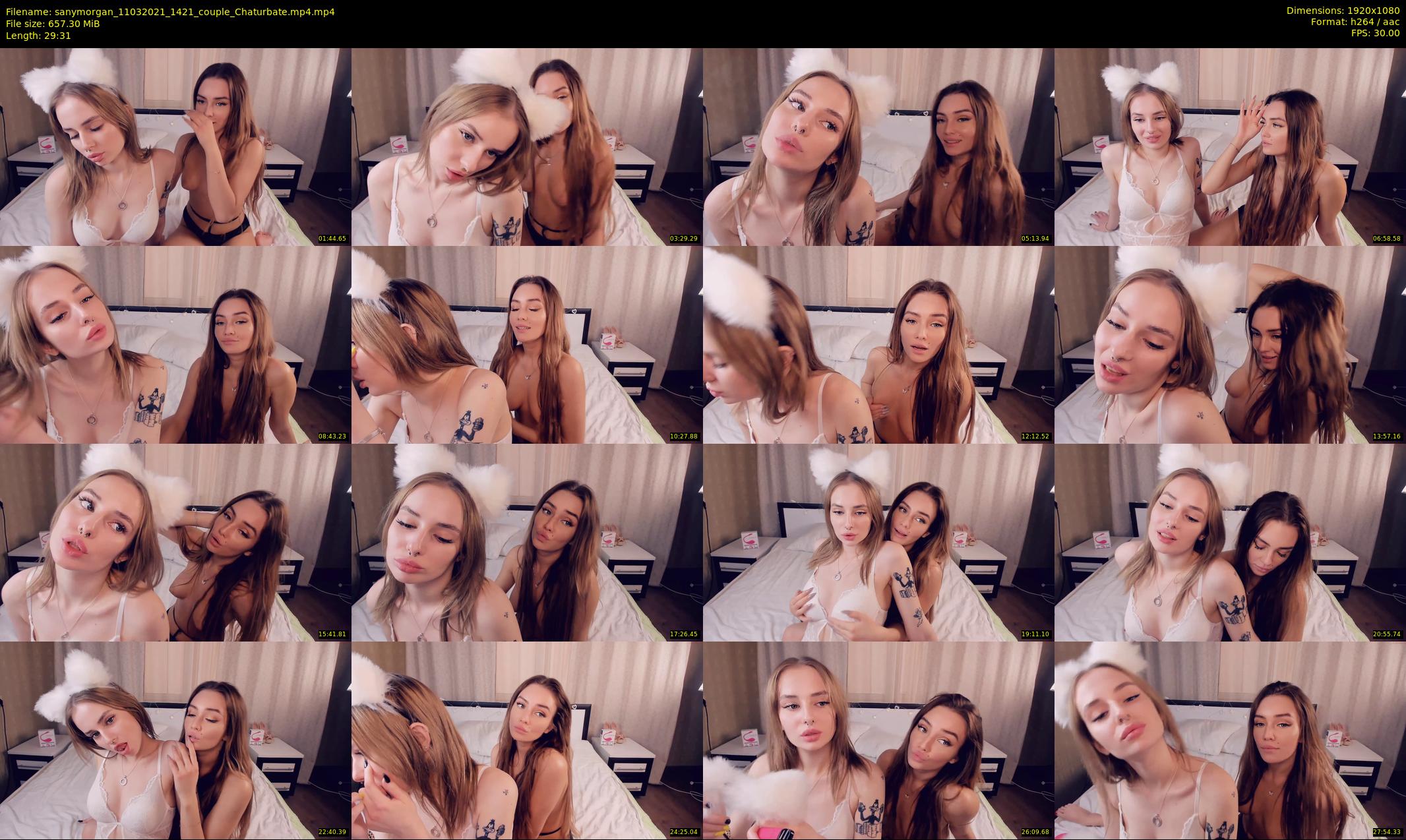 sanymorgan — 30 minute Chaturbate couple cam show recording, 1080p, Mar 11, 2021