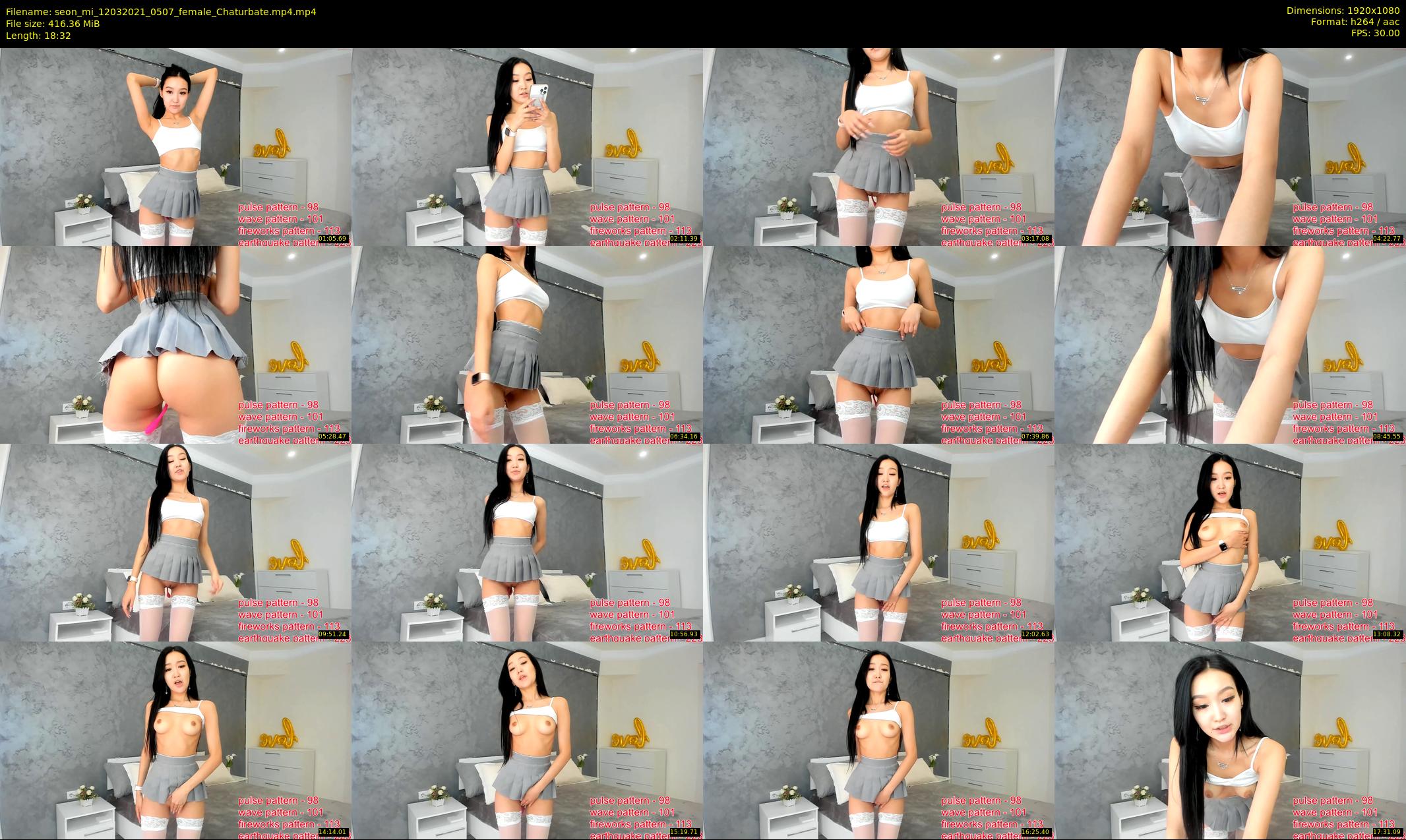 seon_mi — 19 minute Chaturbate female cam show recording, 1080p, Mar 12, 2021