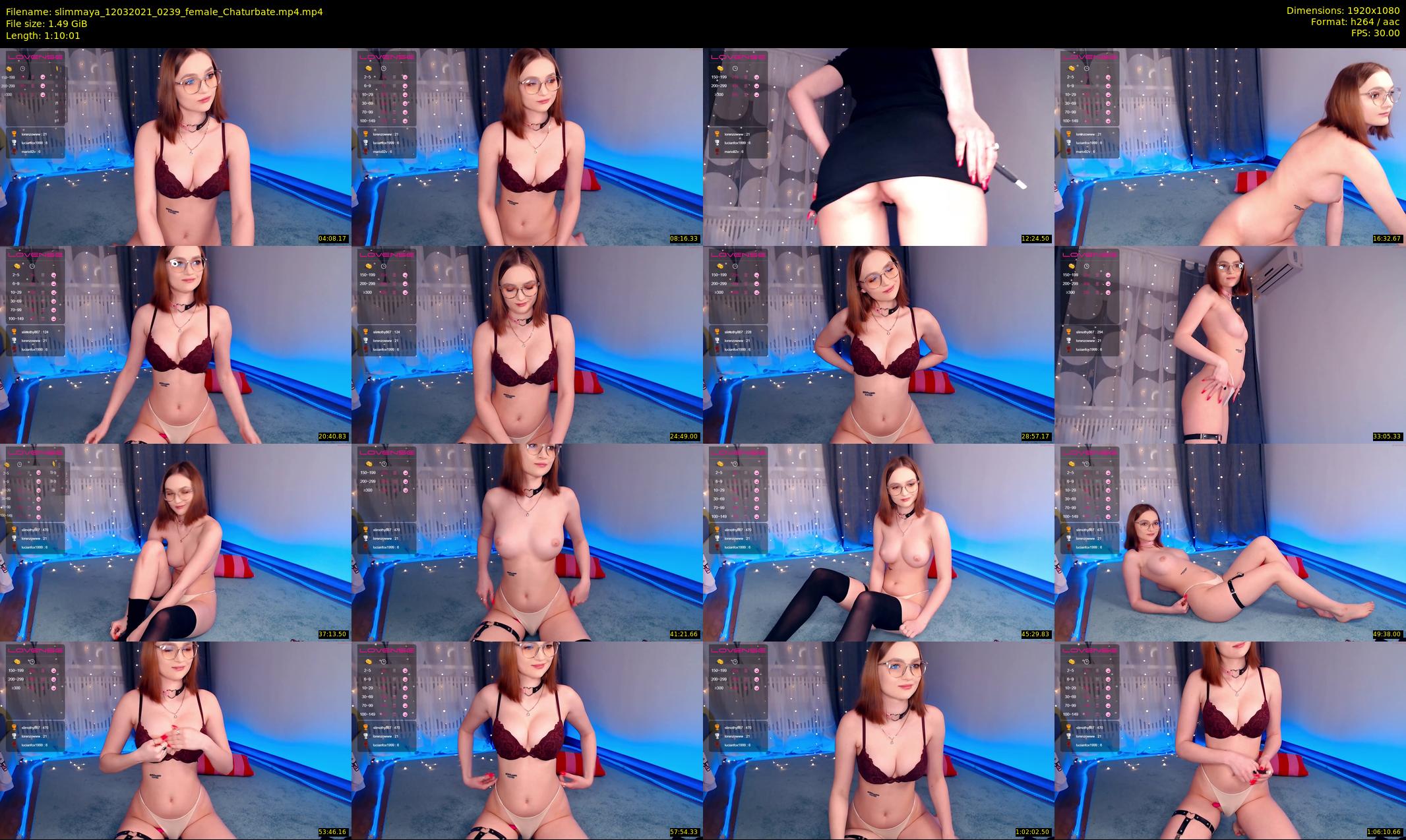 slimmaya — 71 minute Chaturbate female cam show recording, 1080p, Mar 12, 2021