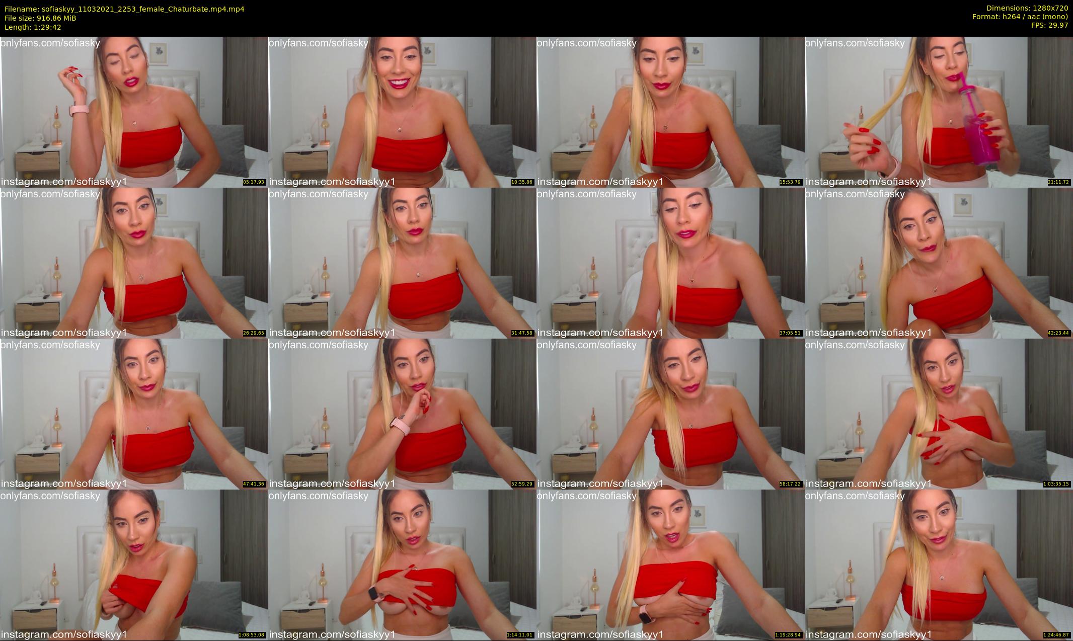 sofiaskyy — 90 minute Chaturbate female cam show recording, 720p, Mar 11, 2021