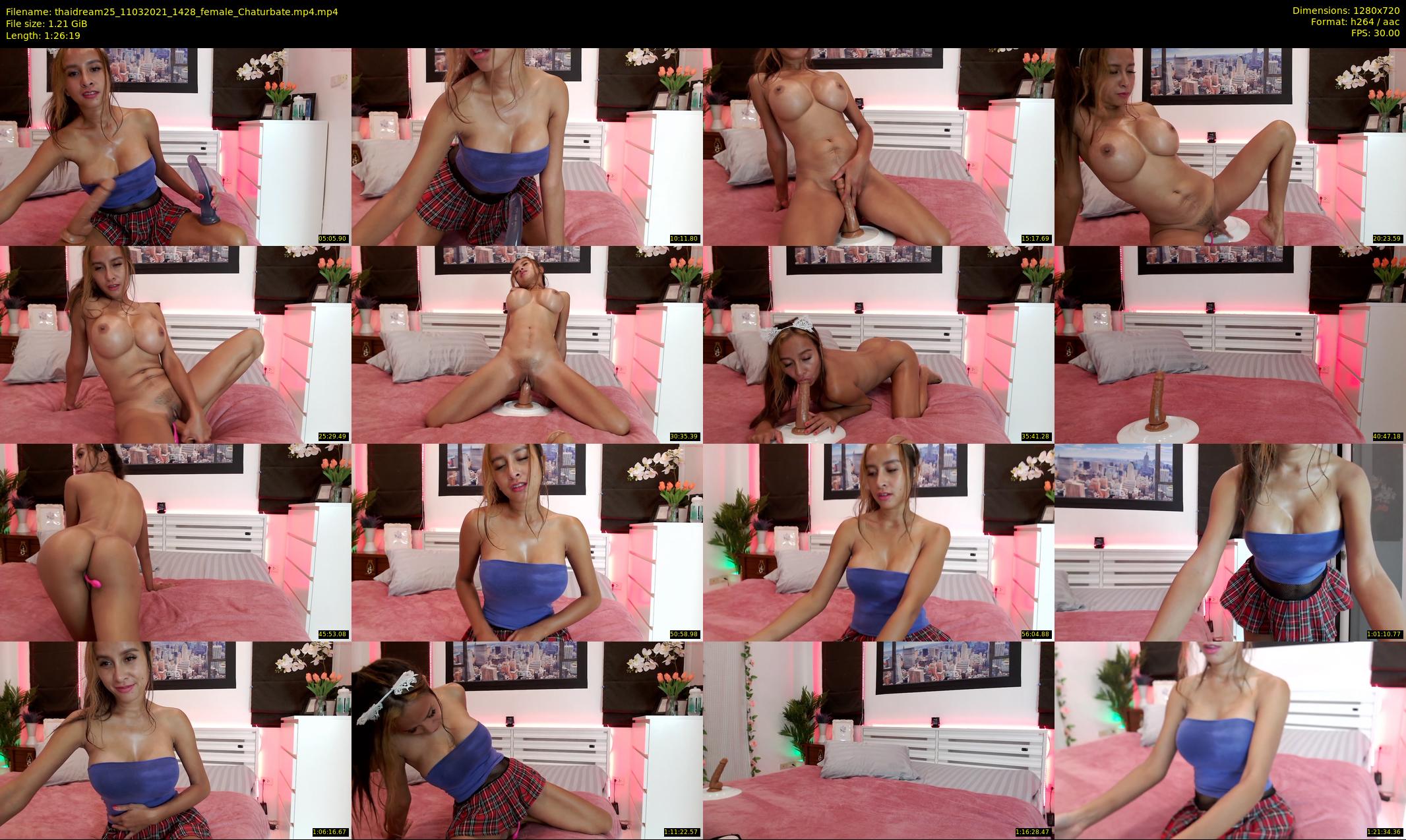 thaidream25 — 87 minute Chaturbate female cam show recording, 720p, Mar 11, 2021