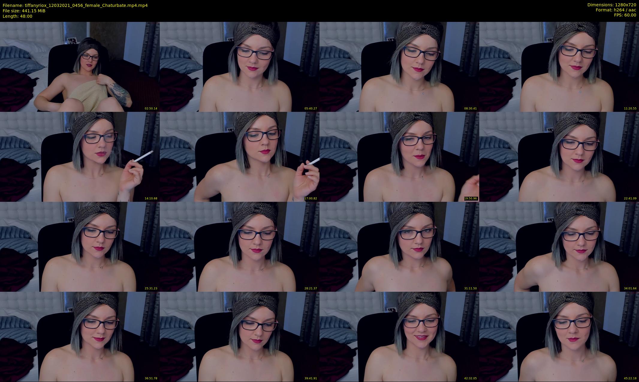 tiffanyriox — 48 minute Chaturbate female cam show recording, 720p, Mar 12, 2021