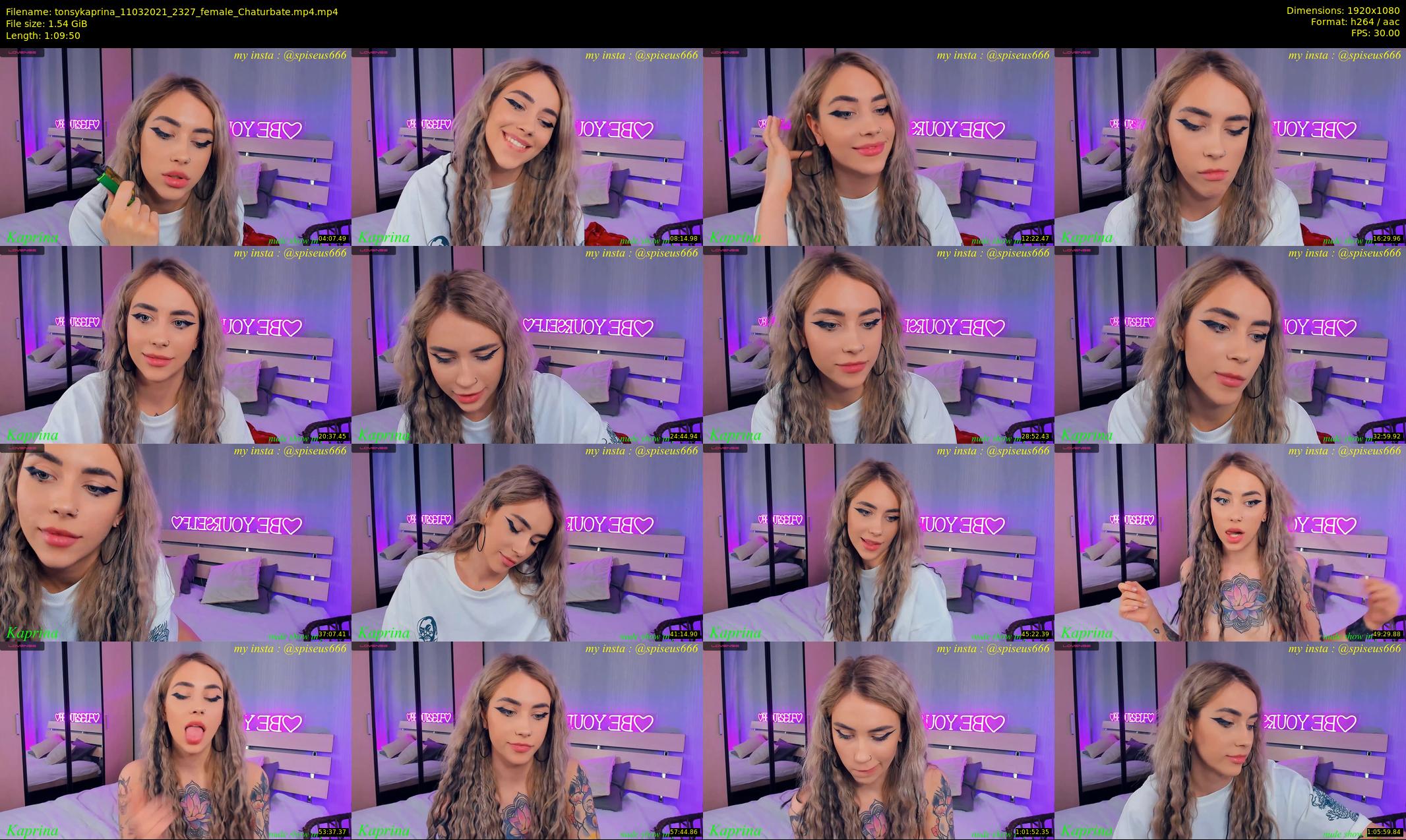 tonsykaprina — 70 minute Chaturbate couple cam show recording, 1080p, Mar 11, 2021