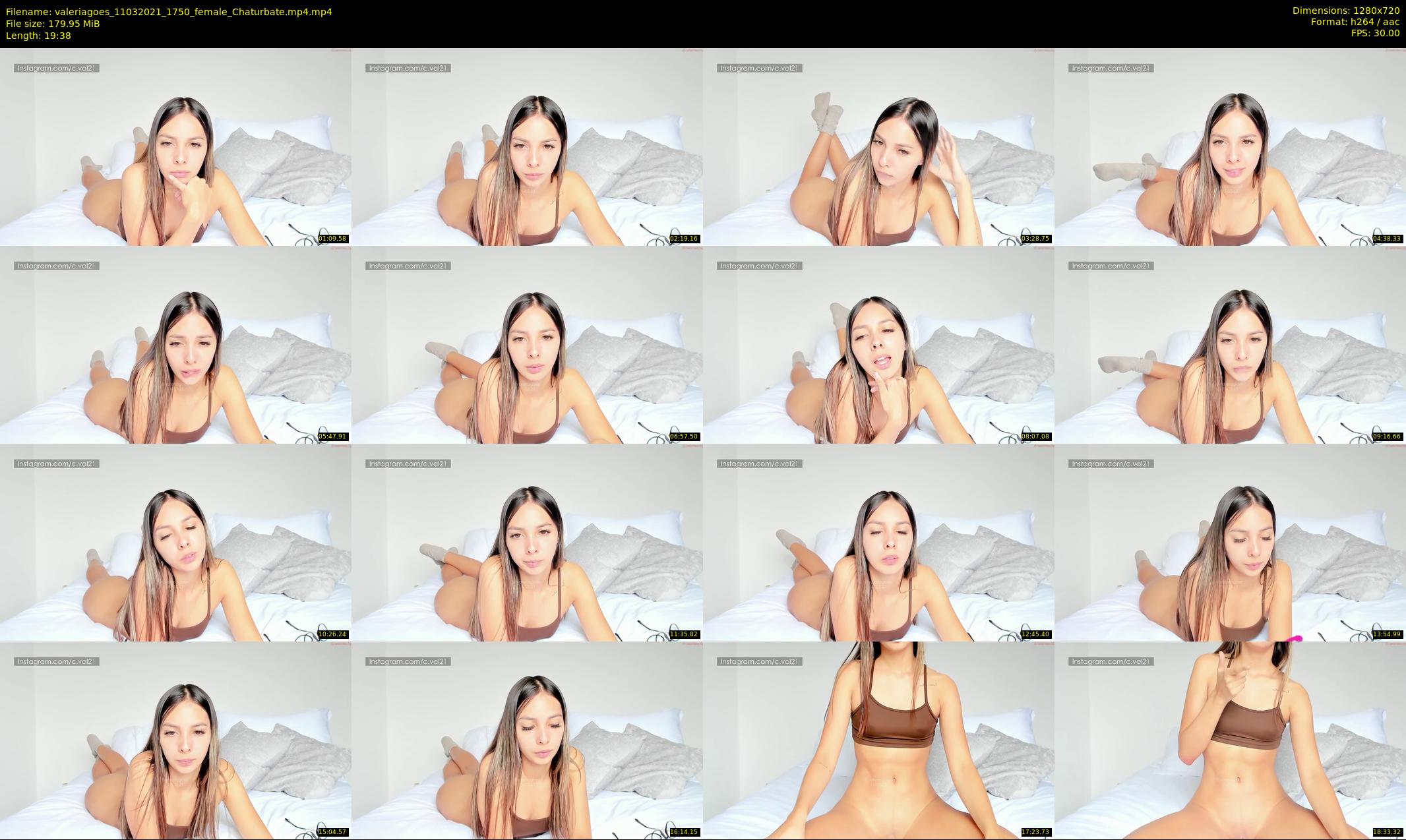 valeriagoes — 20 minute Chaturbate female cam show recording, 720p, Mar 11, 2021