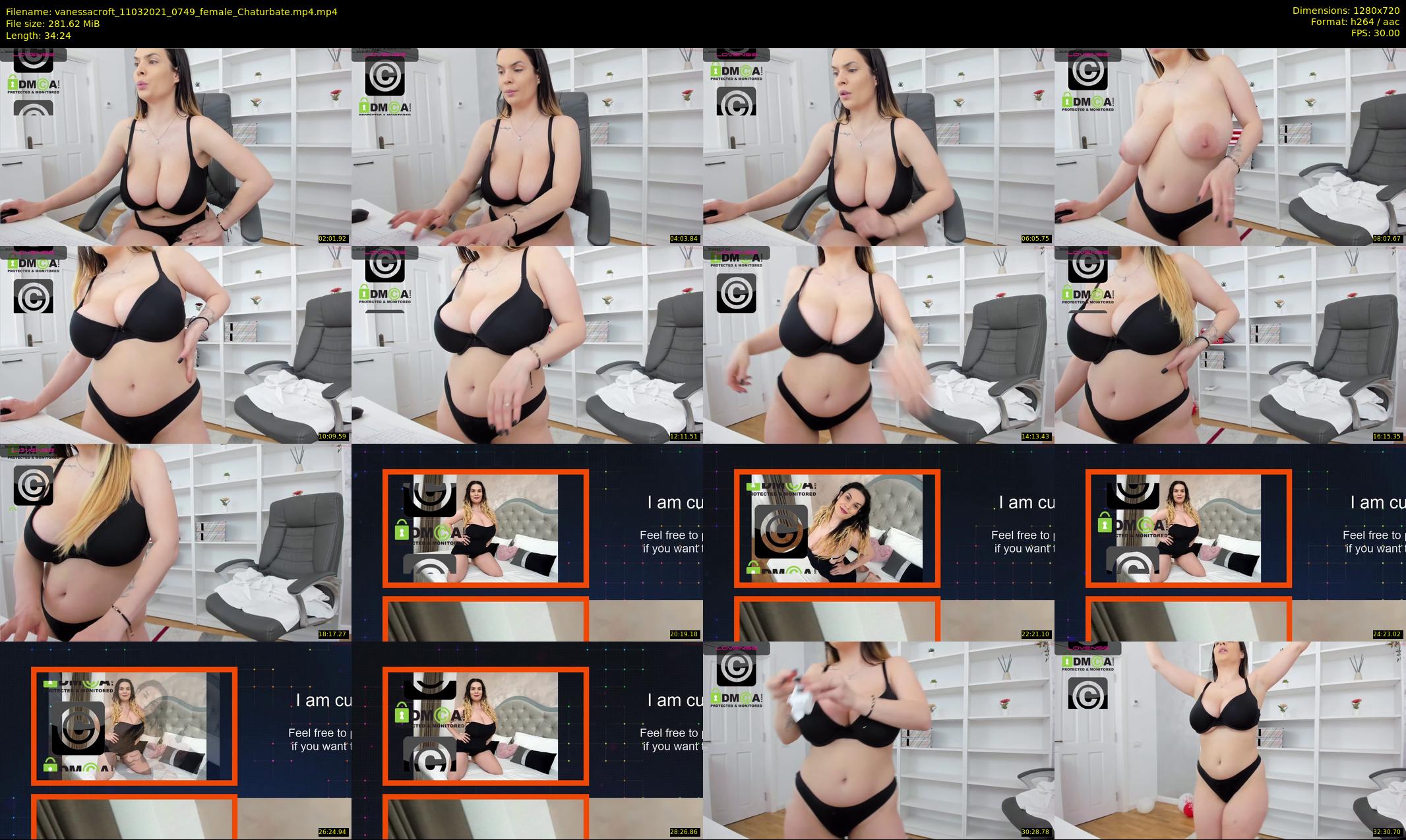 vanessacroft — 35 minute Chaturbate female cam show recording, 720p, Mar 11, 2021