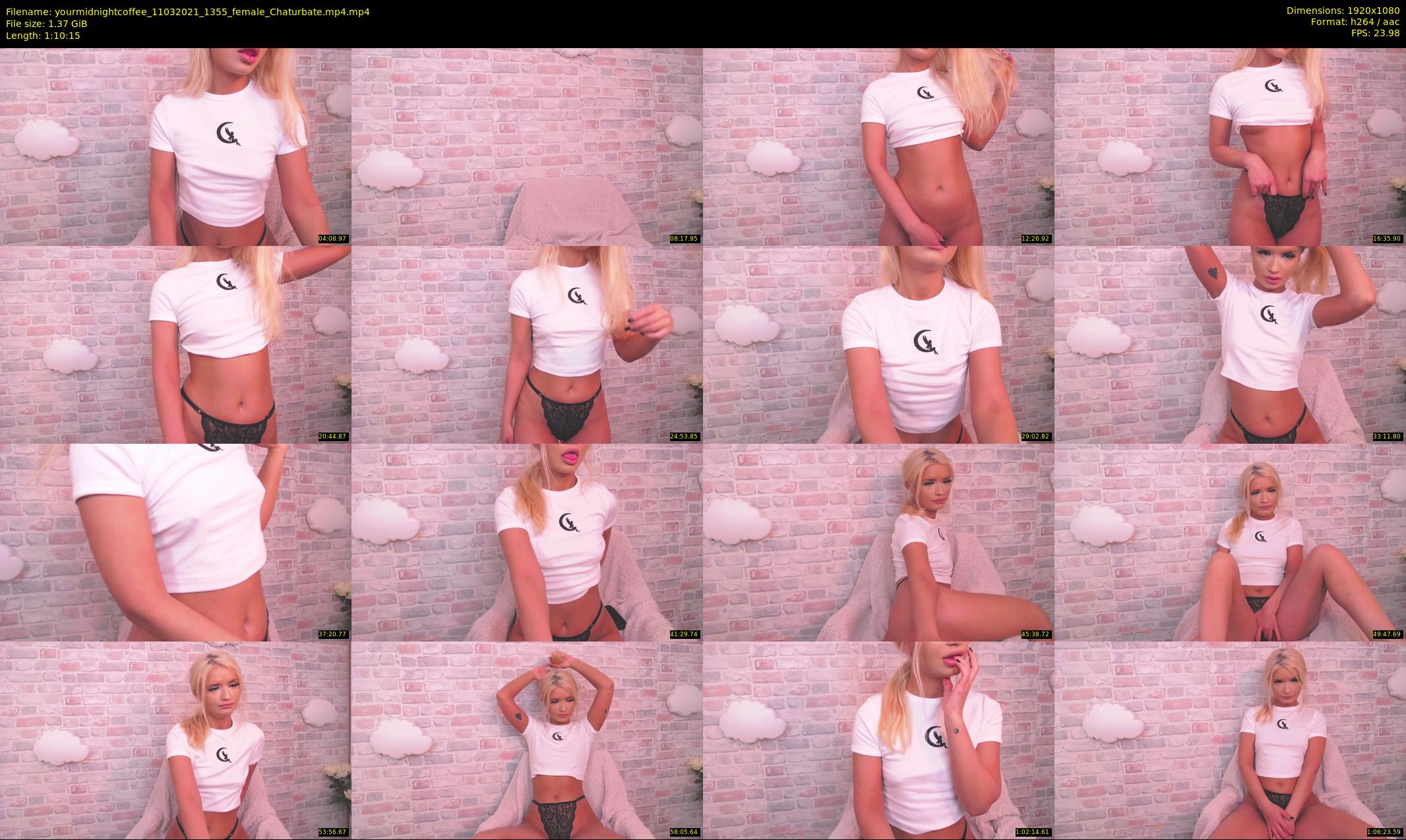 yourmidnightcoffee — 71 minute Chaturbate female cam show recording, 1080p, Mar 11, 2021