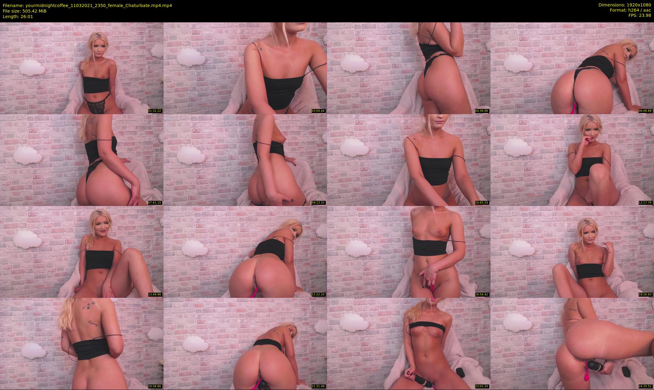 yourmidnightcoffee — 27 minute Chaturbate female cam show recording, 1080p, Mar 11, 2021