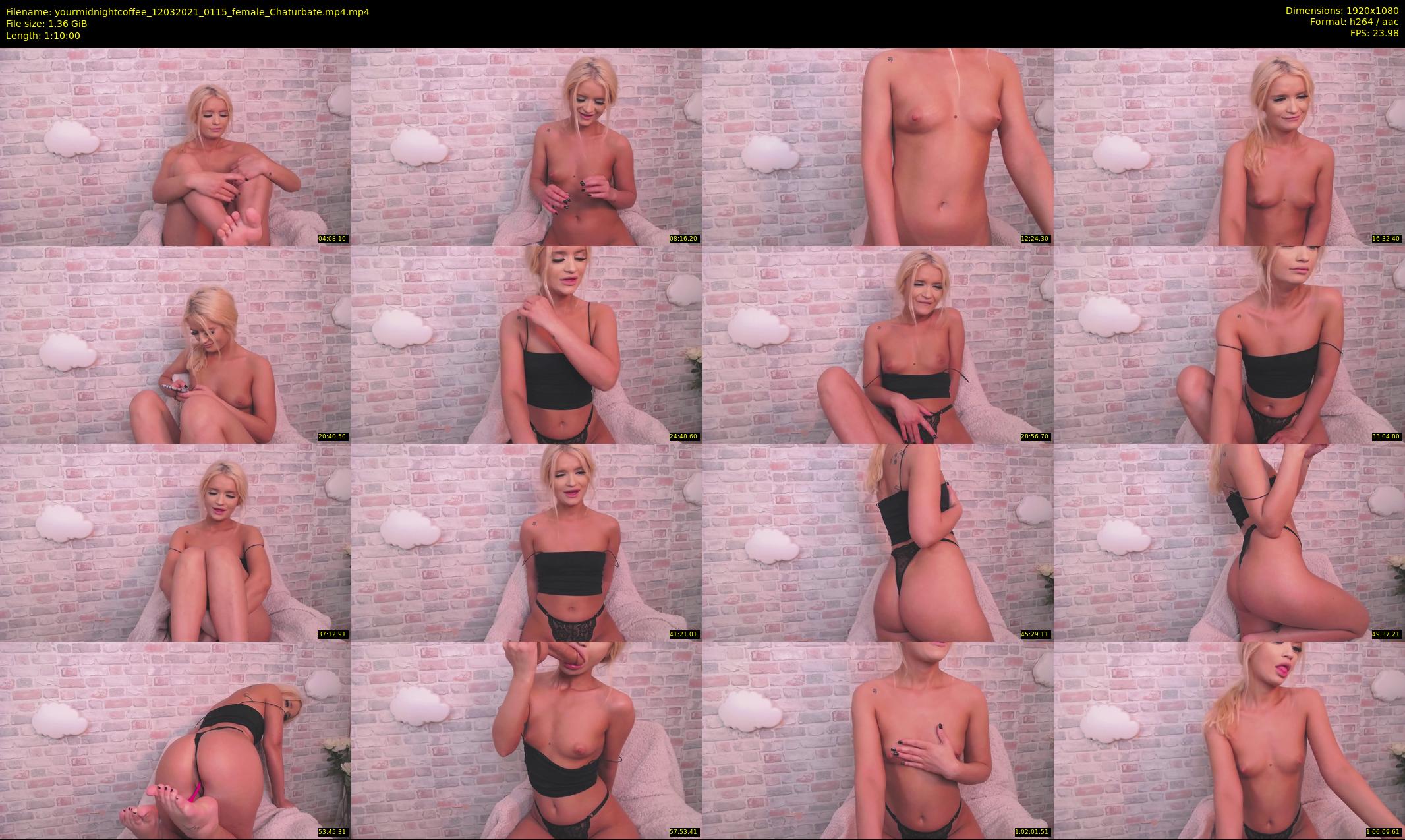 yourmidnightcoffee — 70 minute Chaturbate female cam show recording, 1080p, Mar 12, 2021